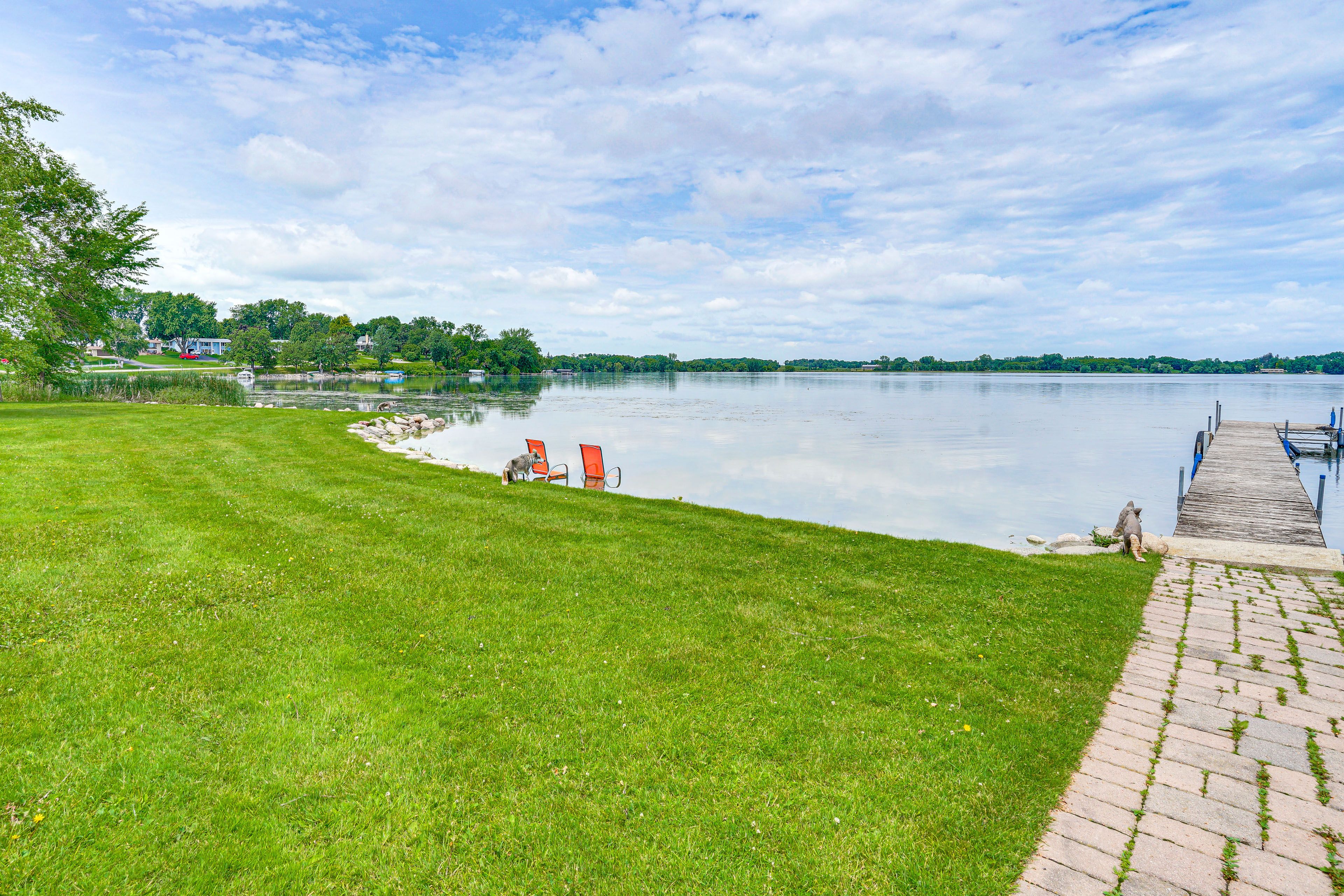 Waterfront Yard | Dock | Lake Access