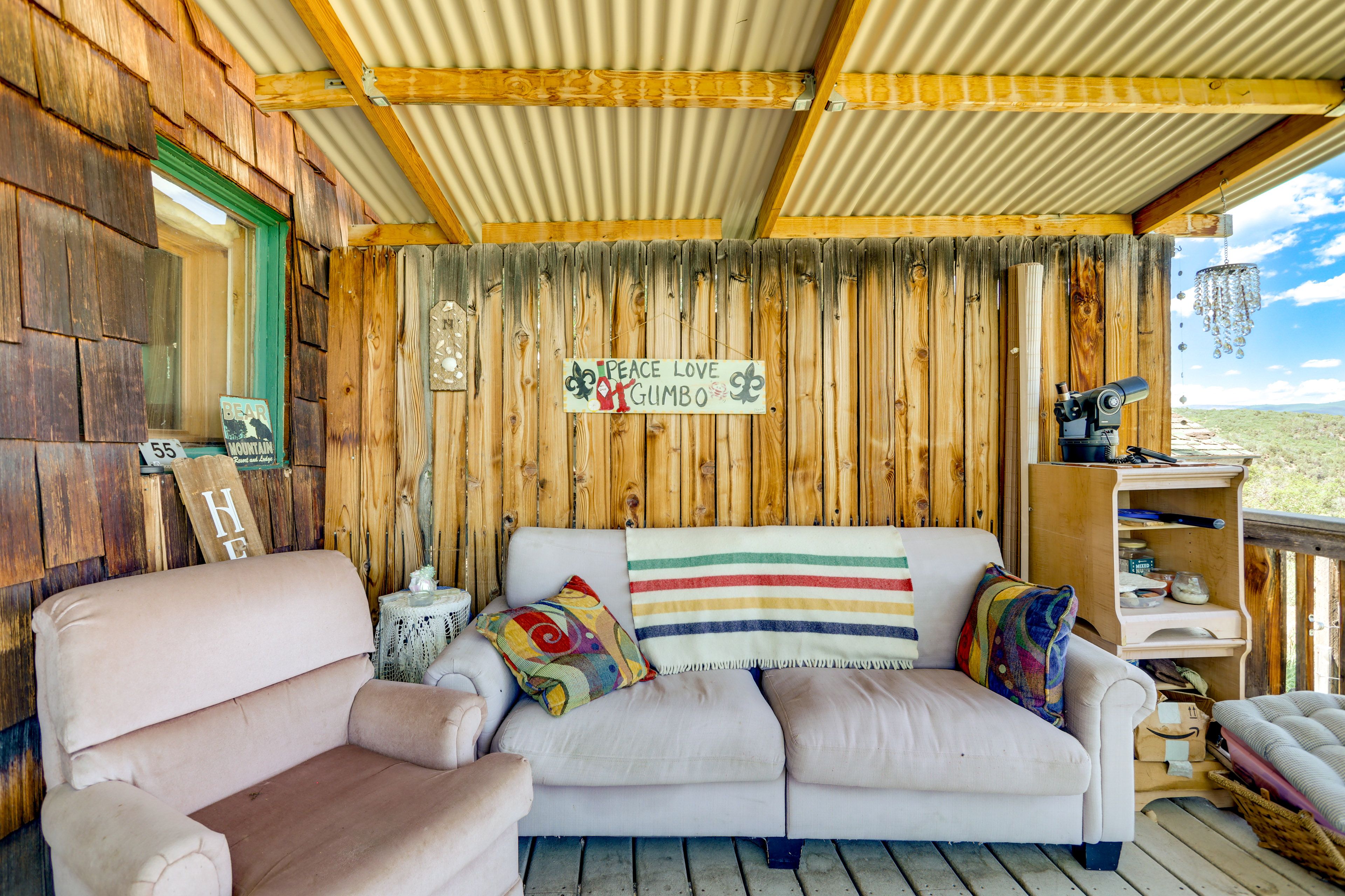 Covered Porch | Mount Sopris Views