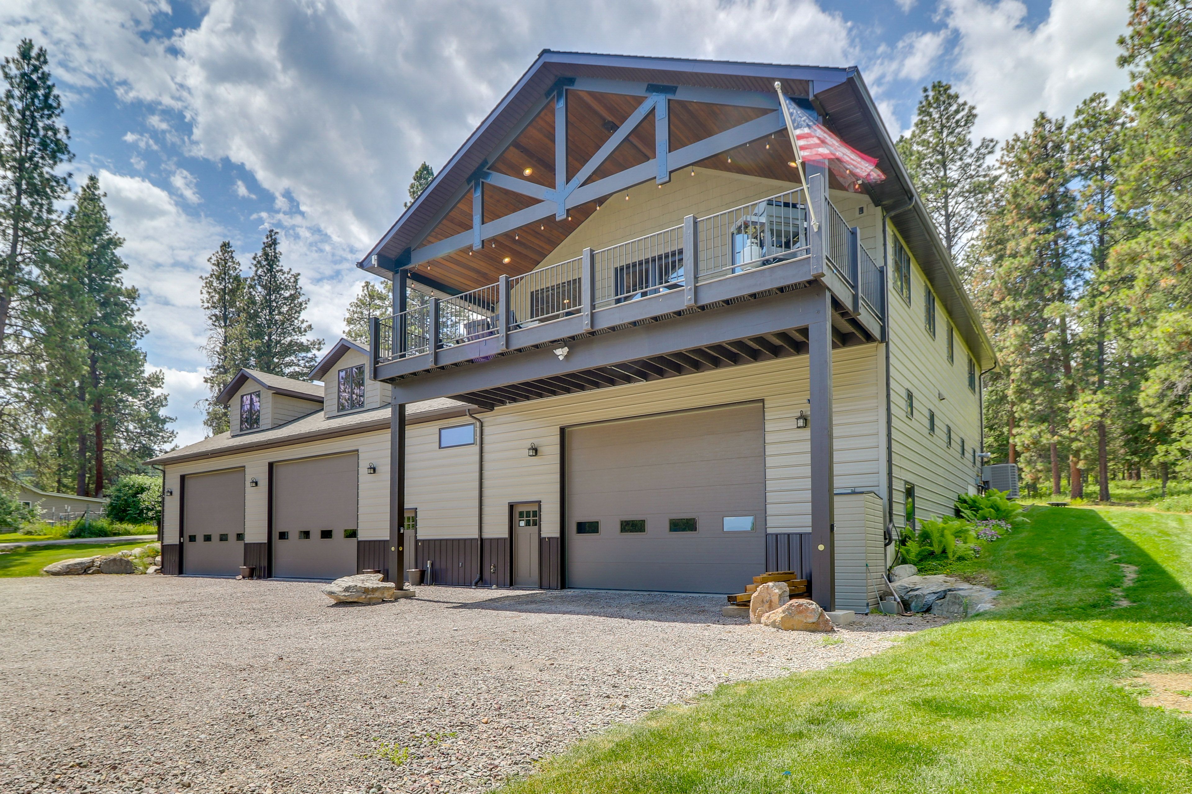 Back of the Property