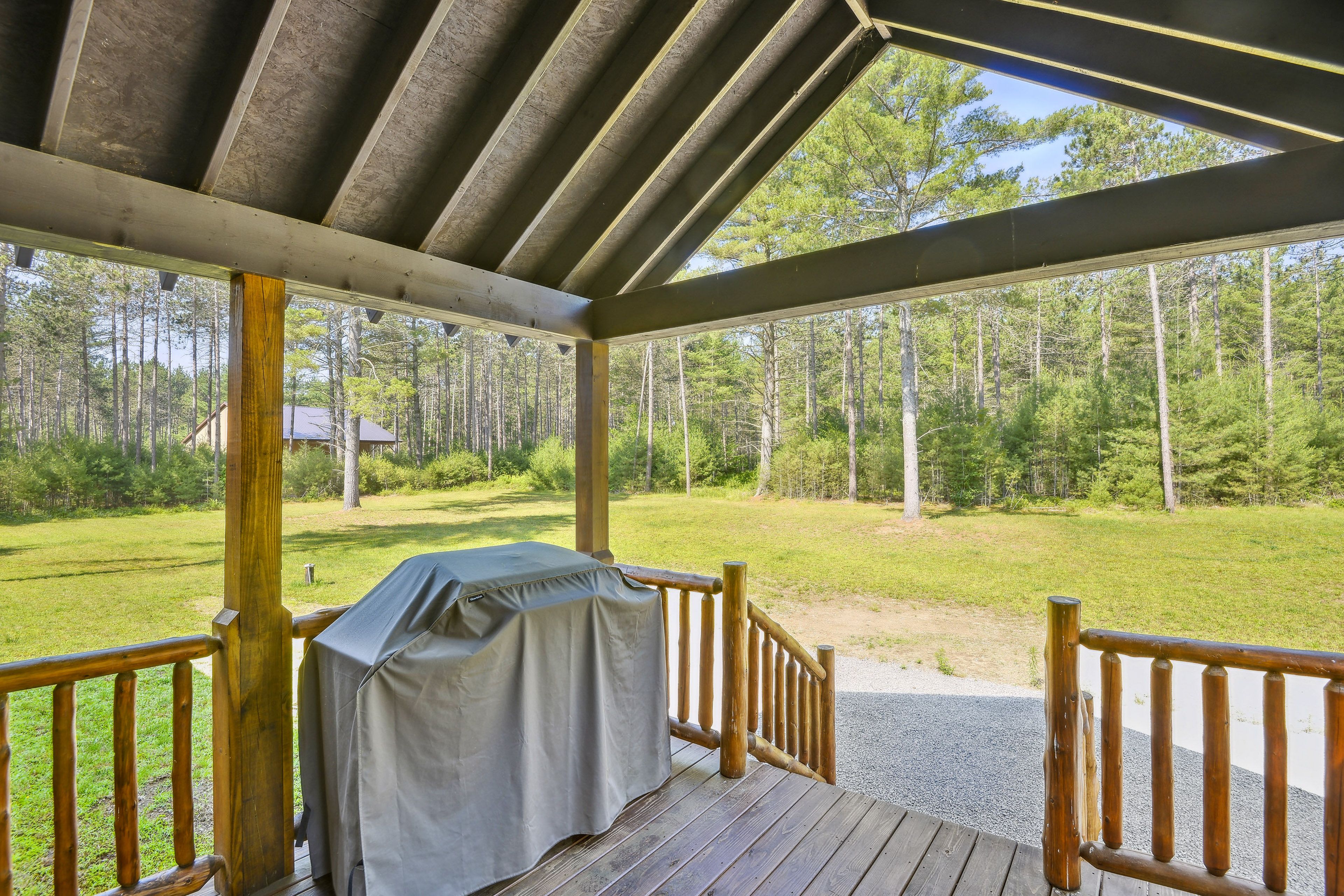 Covered Porch | Gas Grill