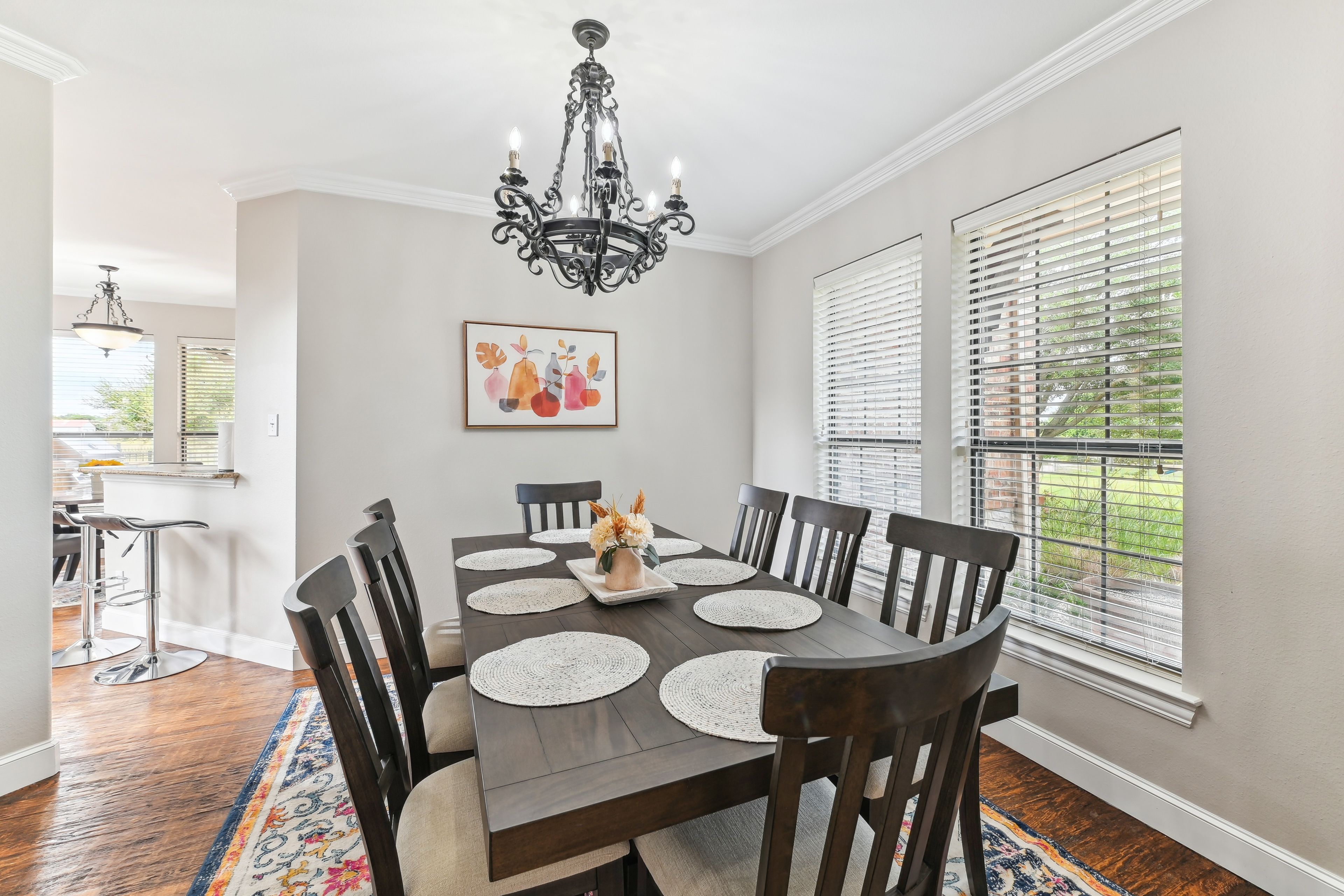 Dining Room | Dishware & Flatware Provided