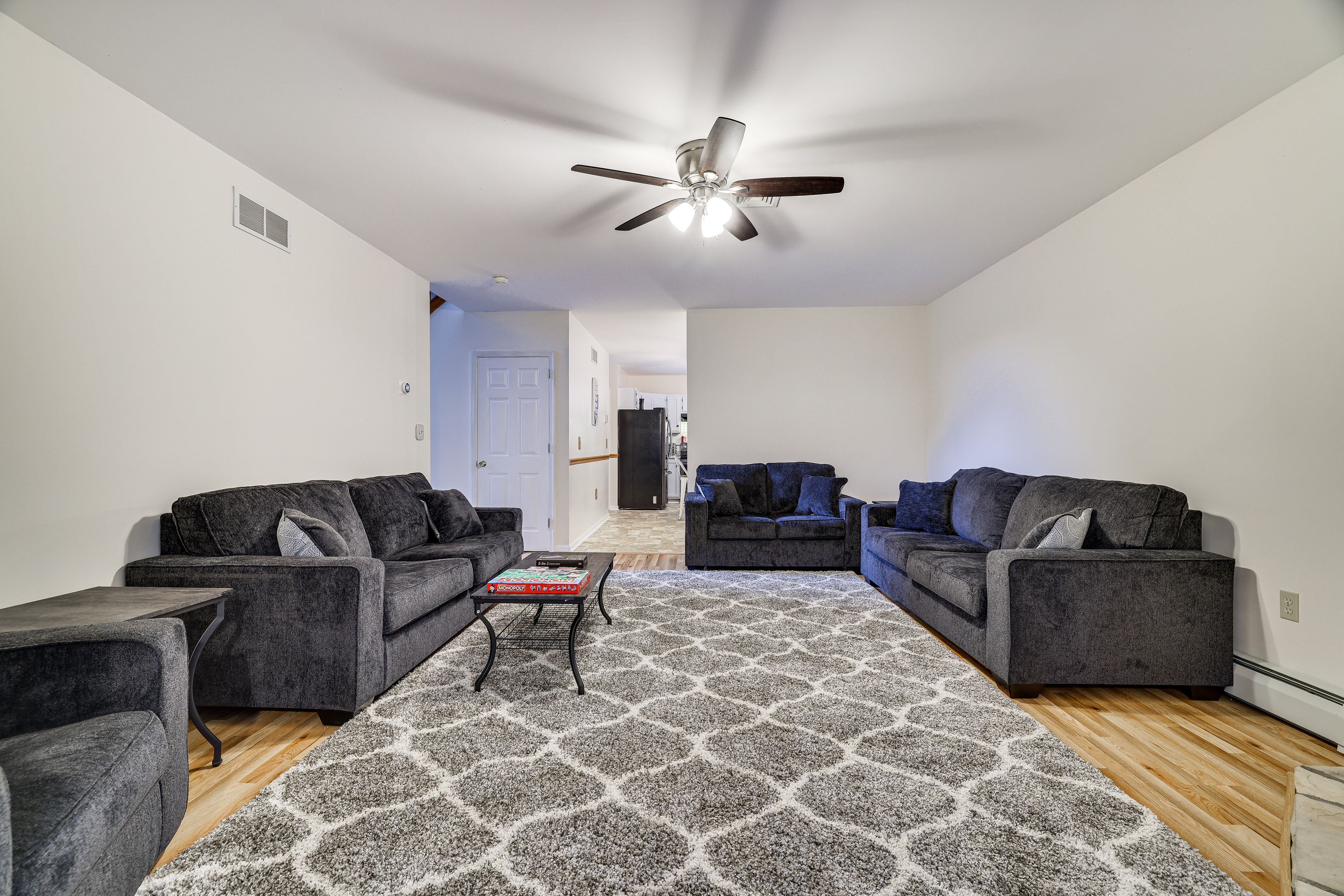 Living Area | Sleeper Sofa | Fireplace