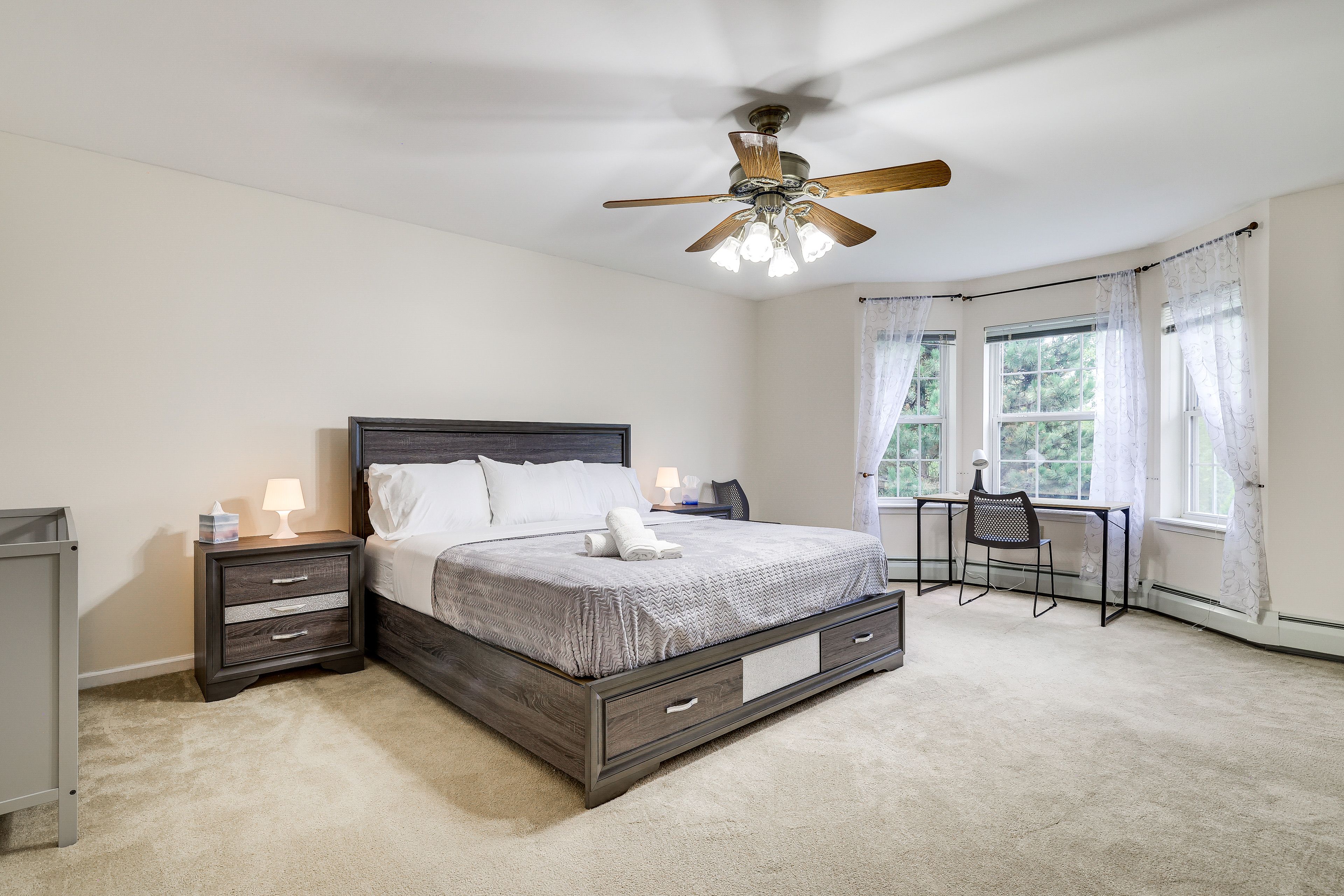 Bedroom 1 | King Bed | Smart TV w/ Cable | 2nd Floor