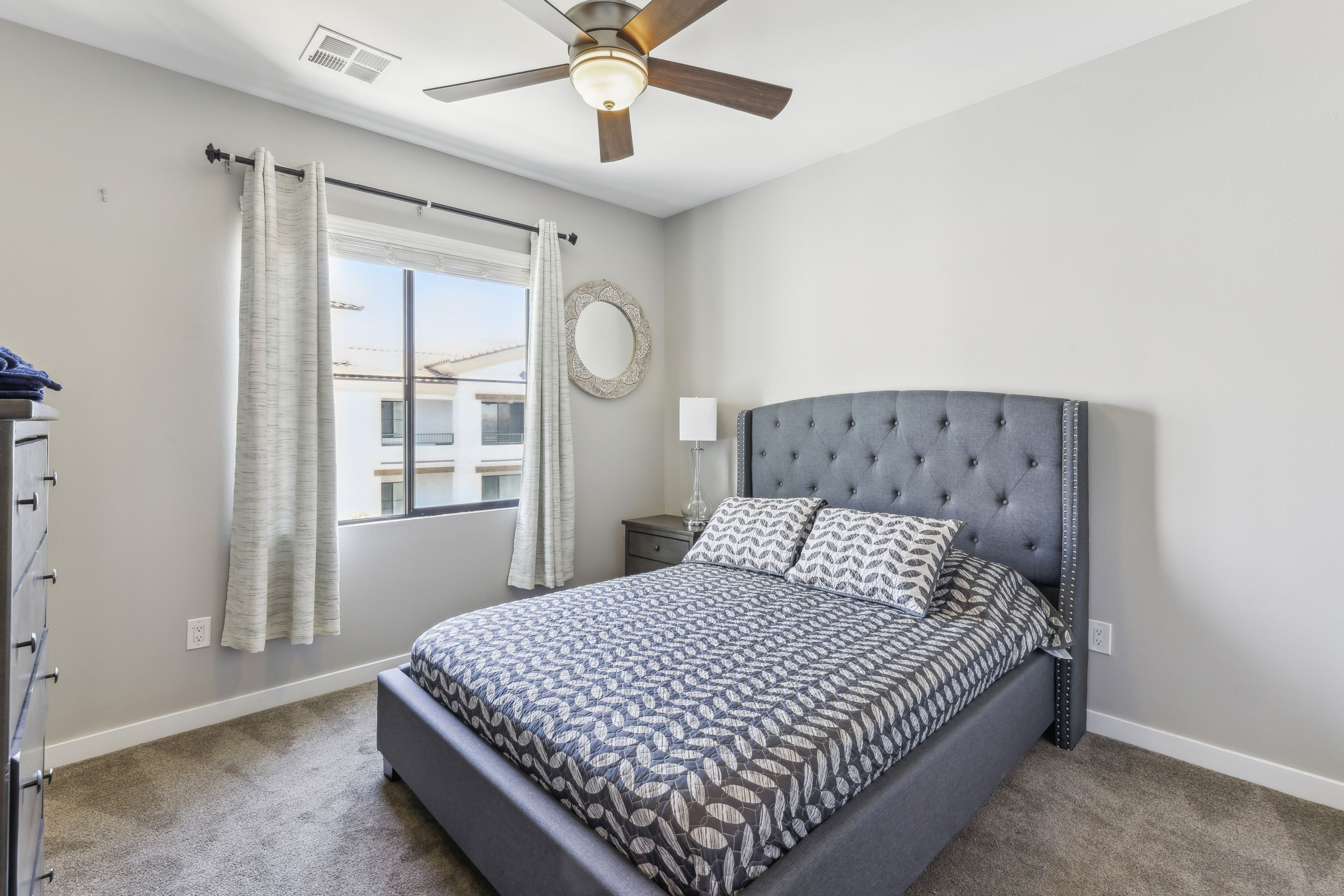 Bedroom 2 | Queen Bed | 1st Floor | Ceiling Fans