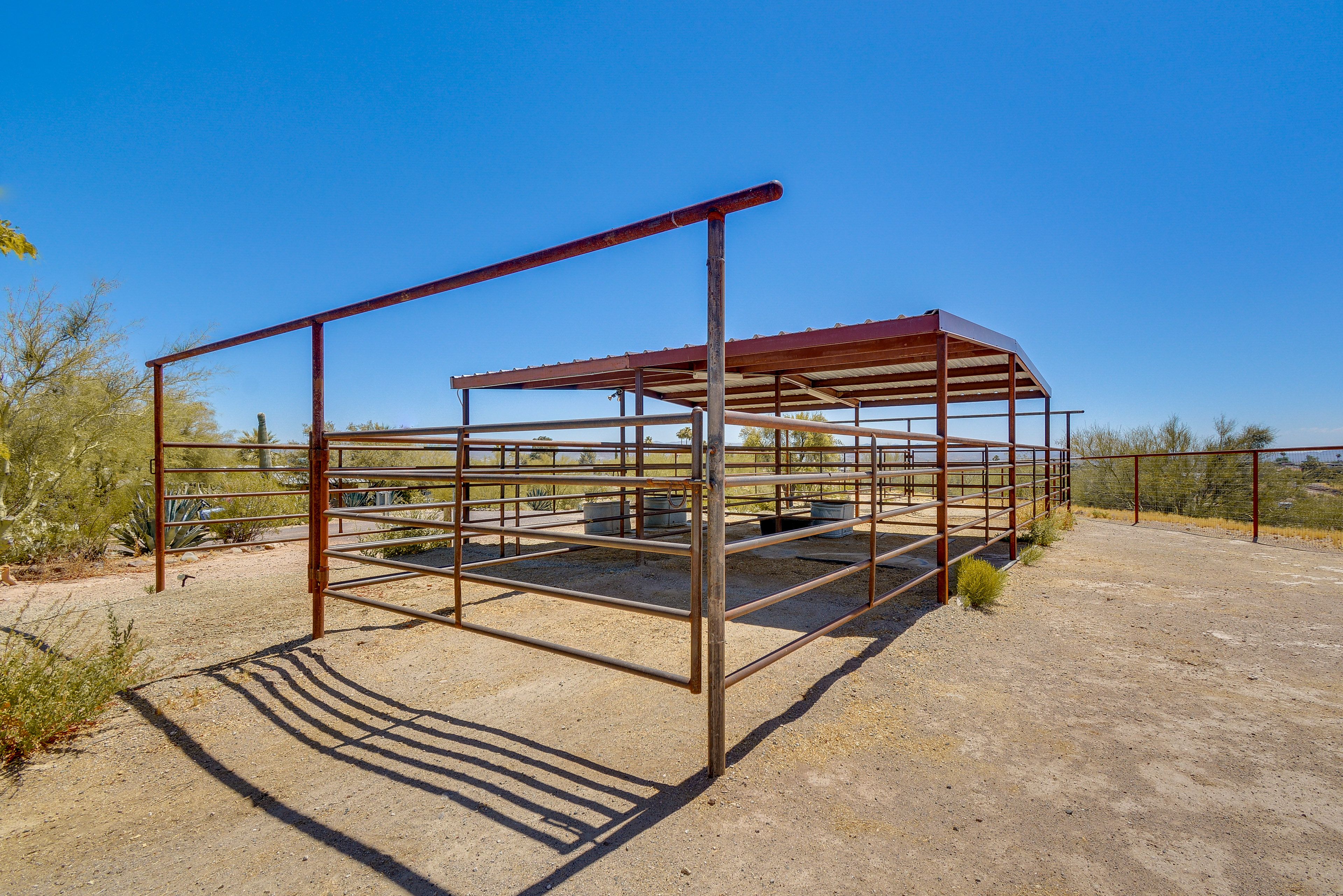 Horse Stalls On-Site
