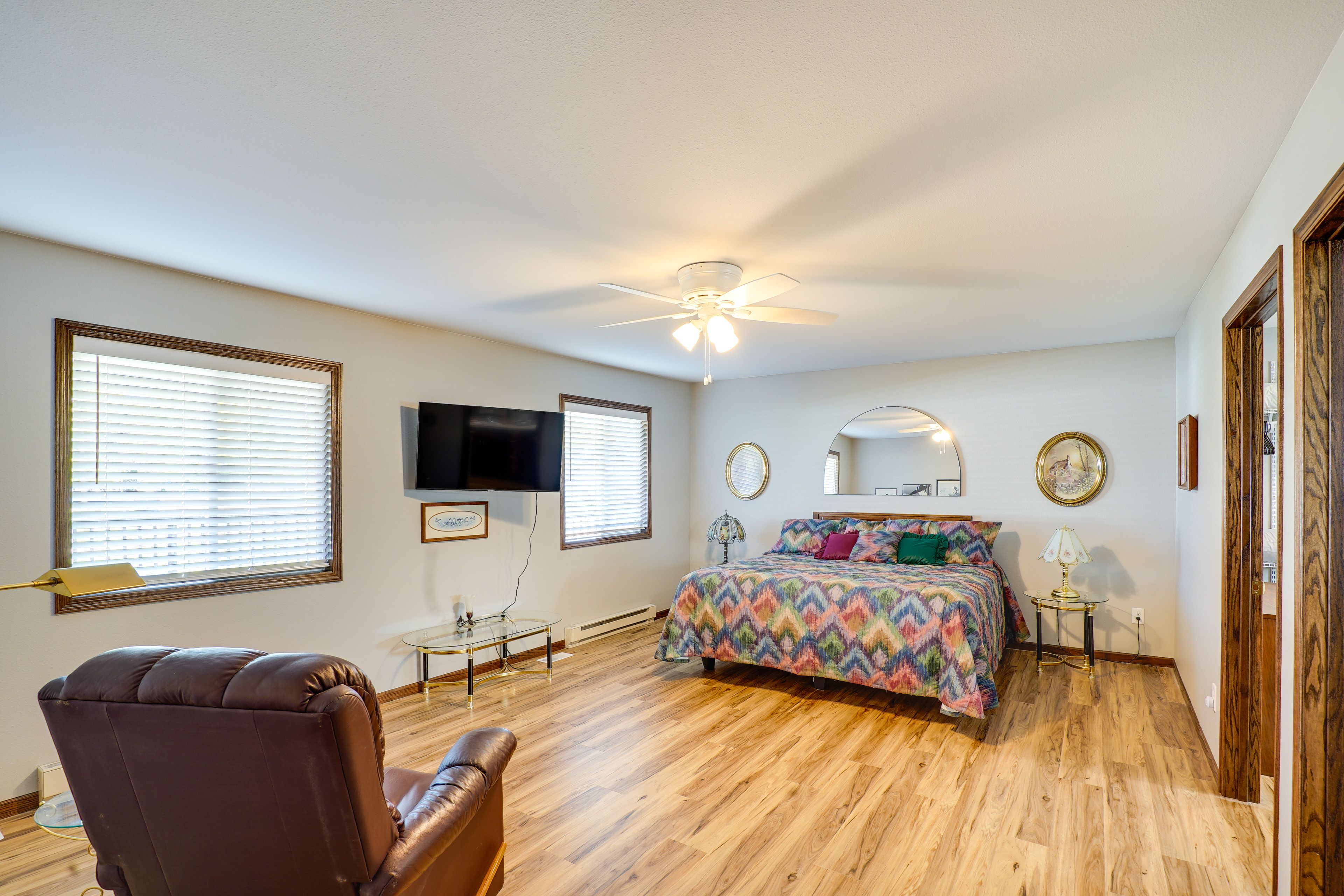Bedroom 1 | King Bed | Twin Sleeper Sofa | Smart TV