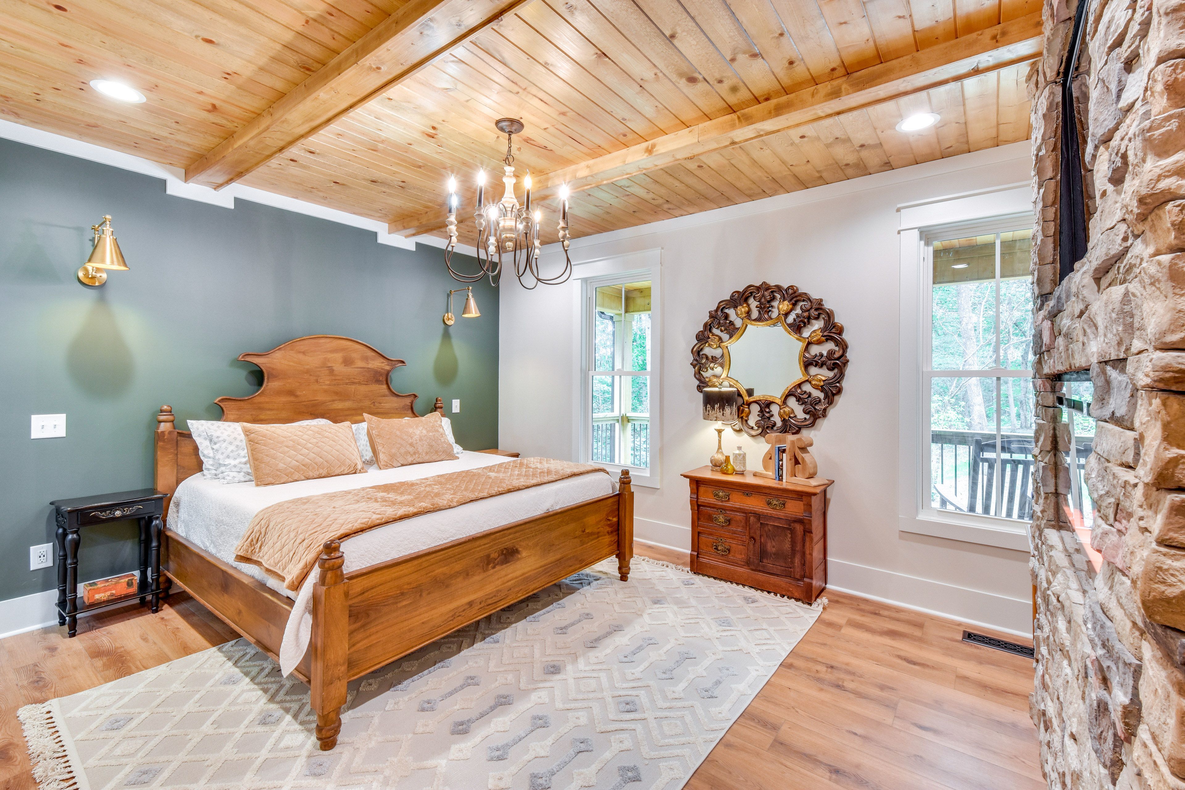 Bedroom Suite | King Bed | Electric Fireplace | Flat-Screen TV