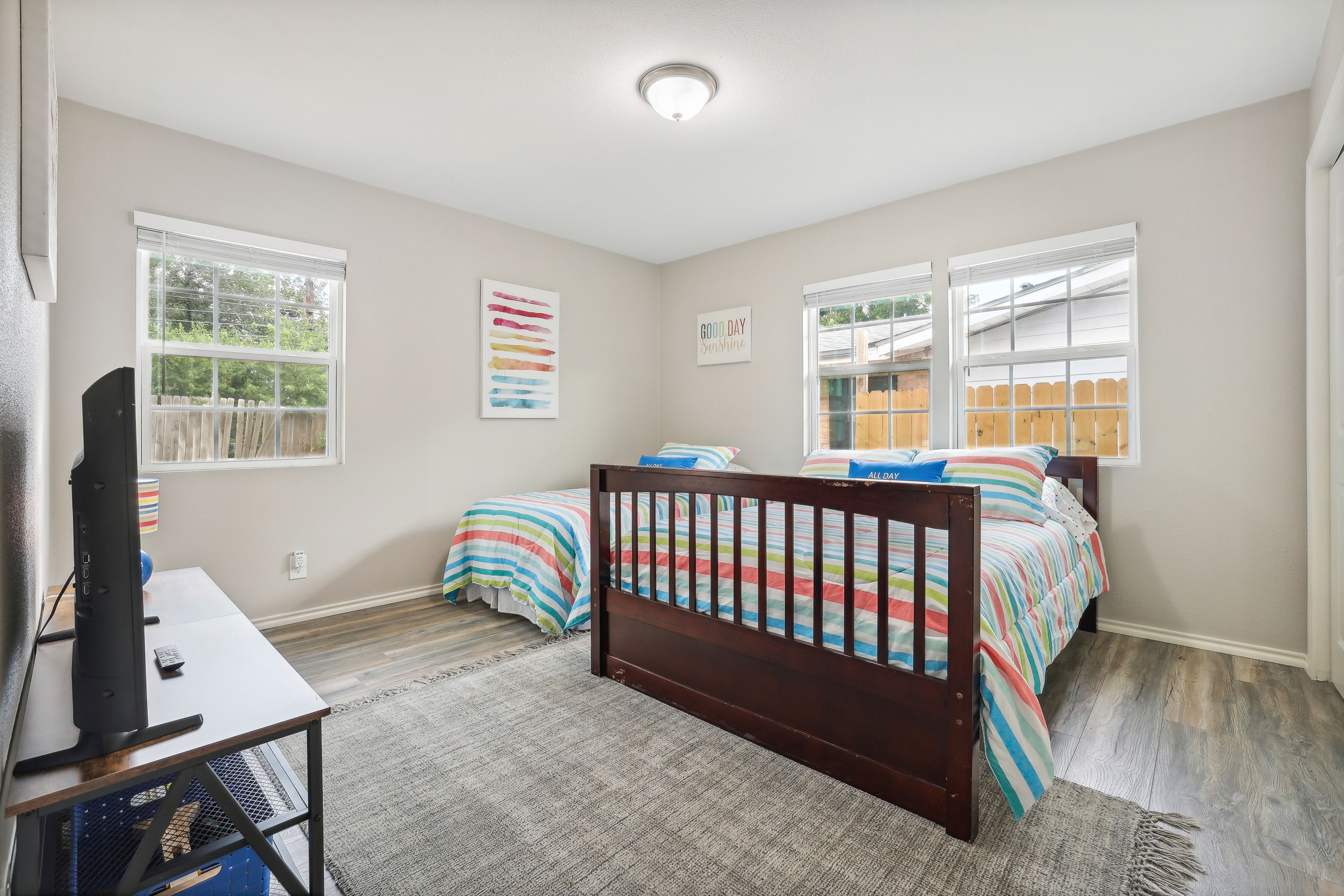 Bedroom 3 | Full Bed | Twin Bed | Linens Provided | Smart TV