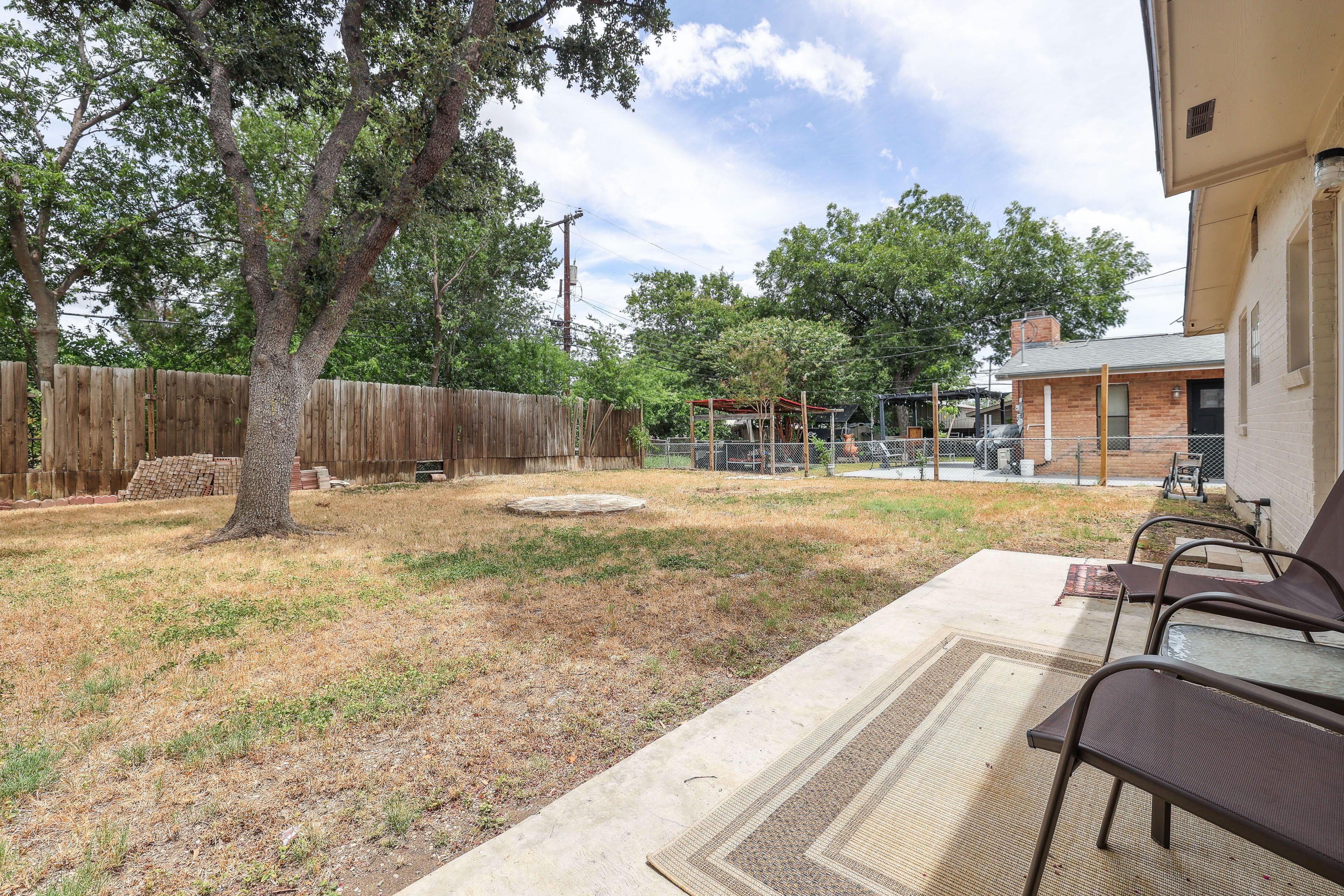 Fenced Yard