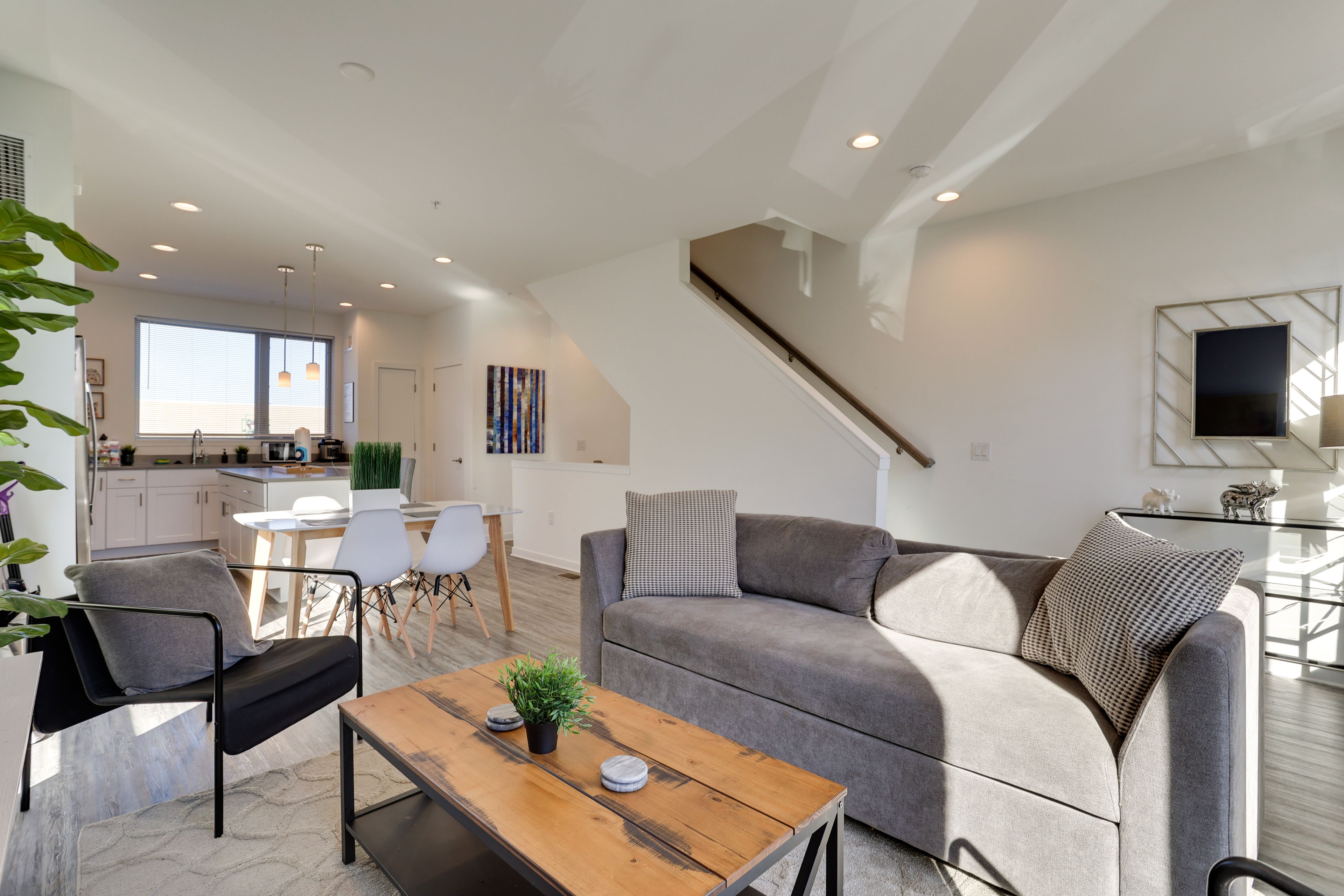 Living Room | Smart TV | Central A/C + Heating | 2nd Floor