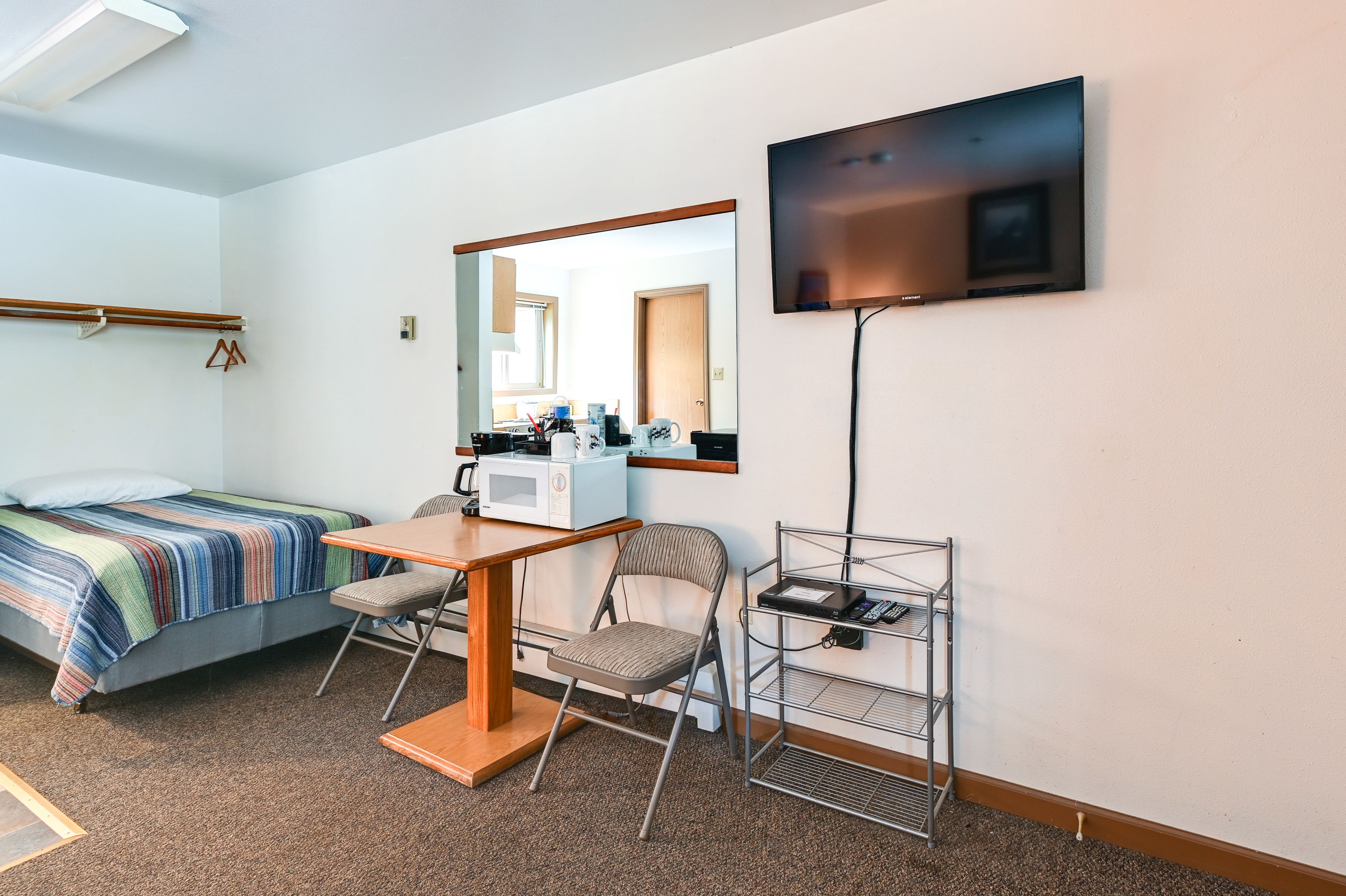 Microwave + Coffee Maker