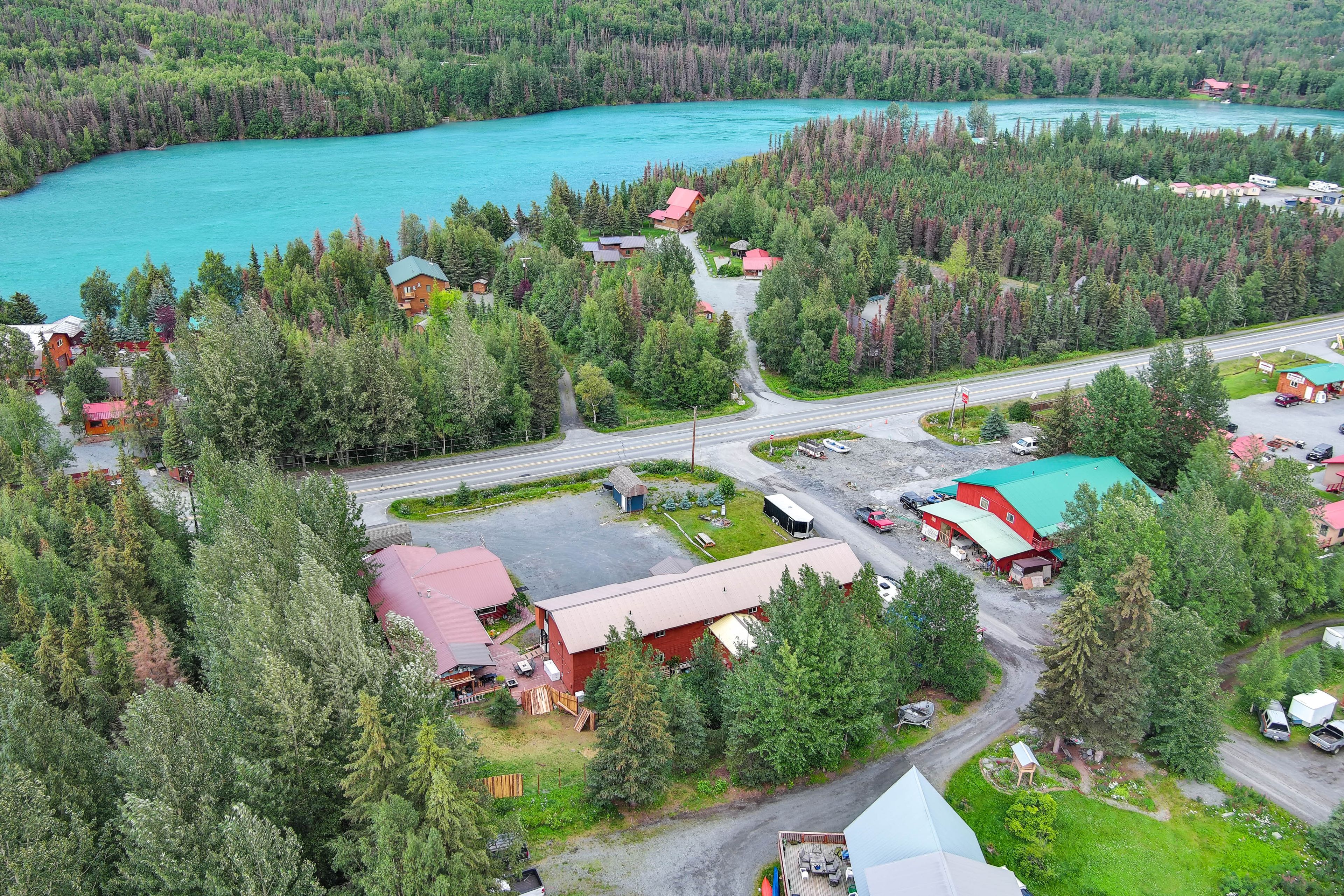 Aerial View | Walk to Kenai River