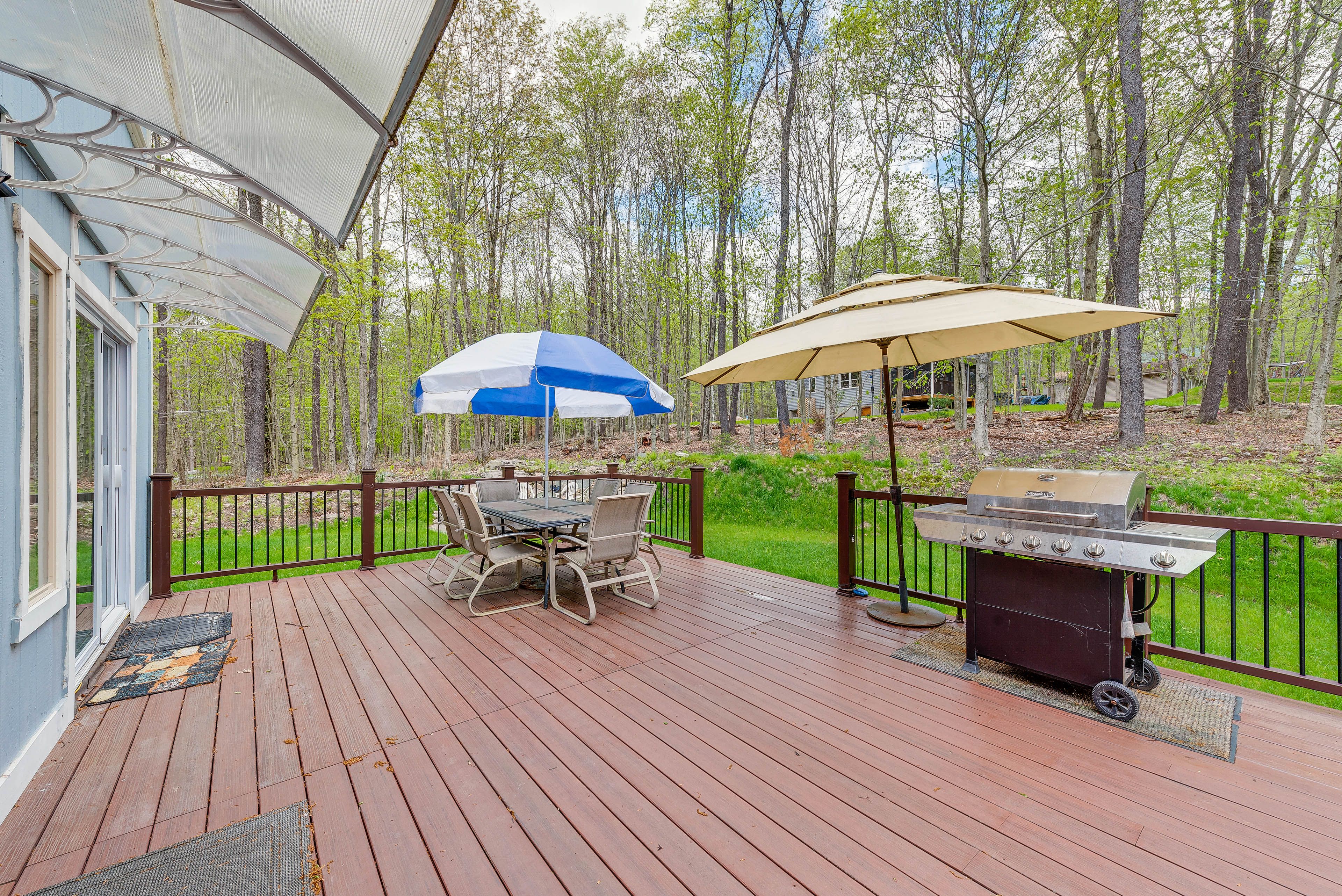 Deck | Gas Grill | Hot Tub Area