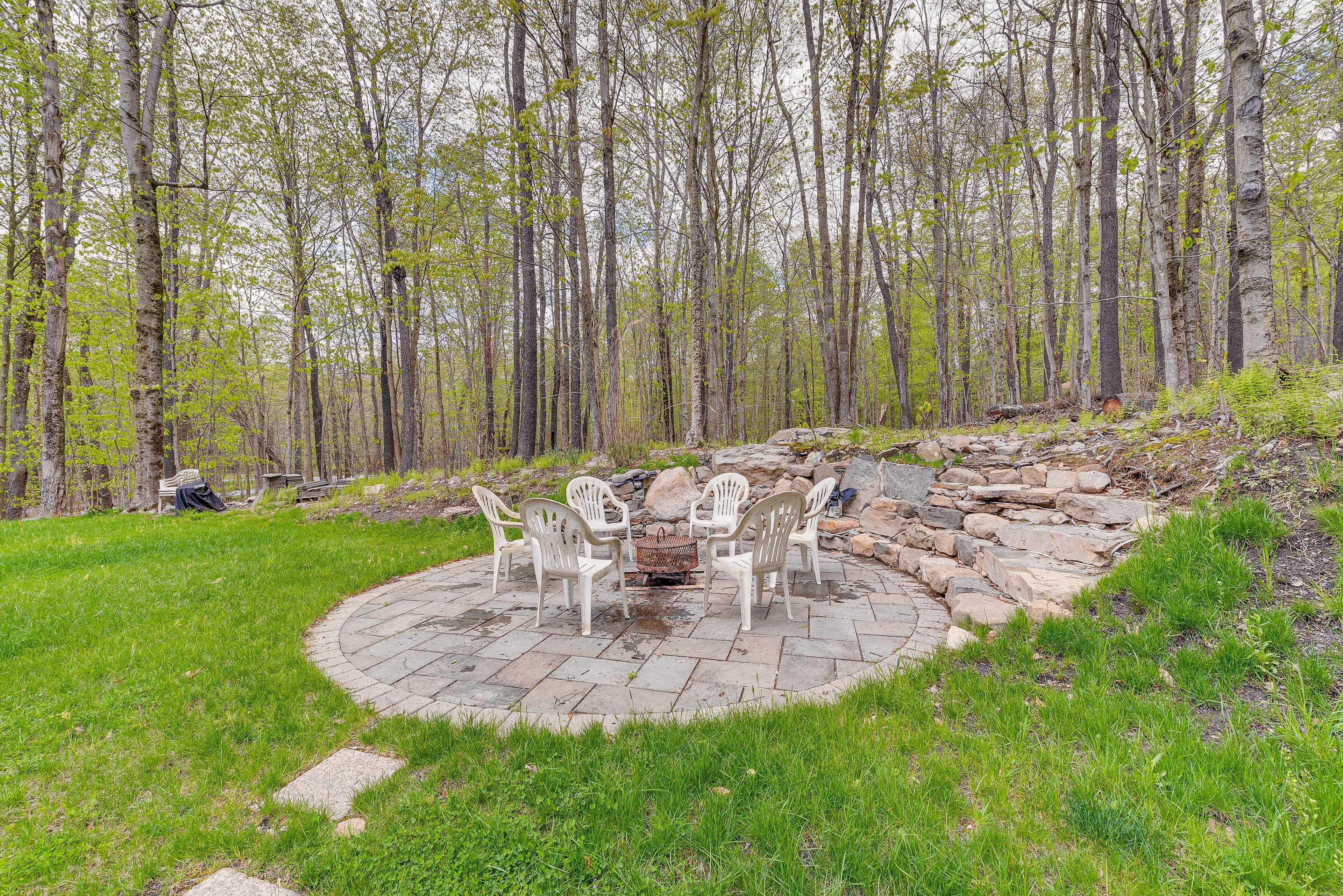 Backyard | Fire Pit Area | Hammock | Swing Chairs