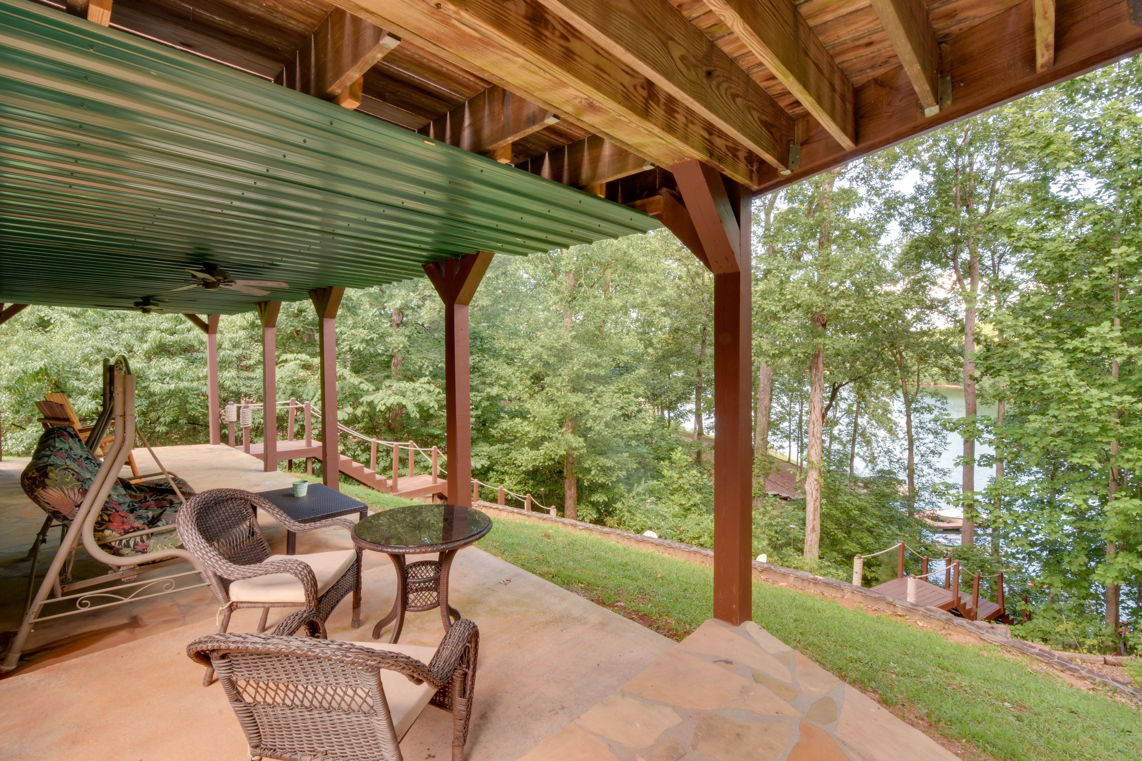 Patio | Lake Views