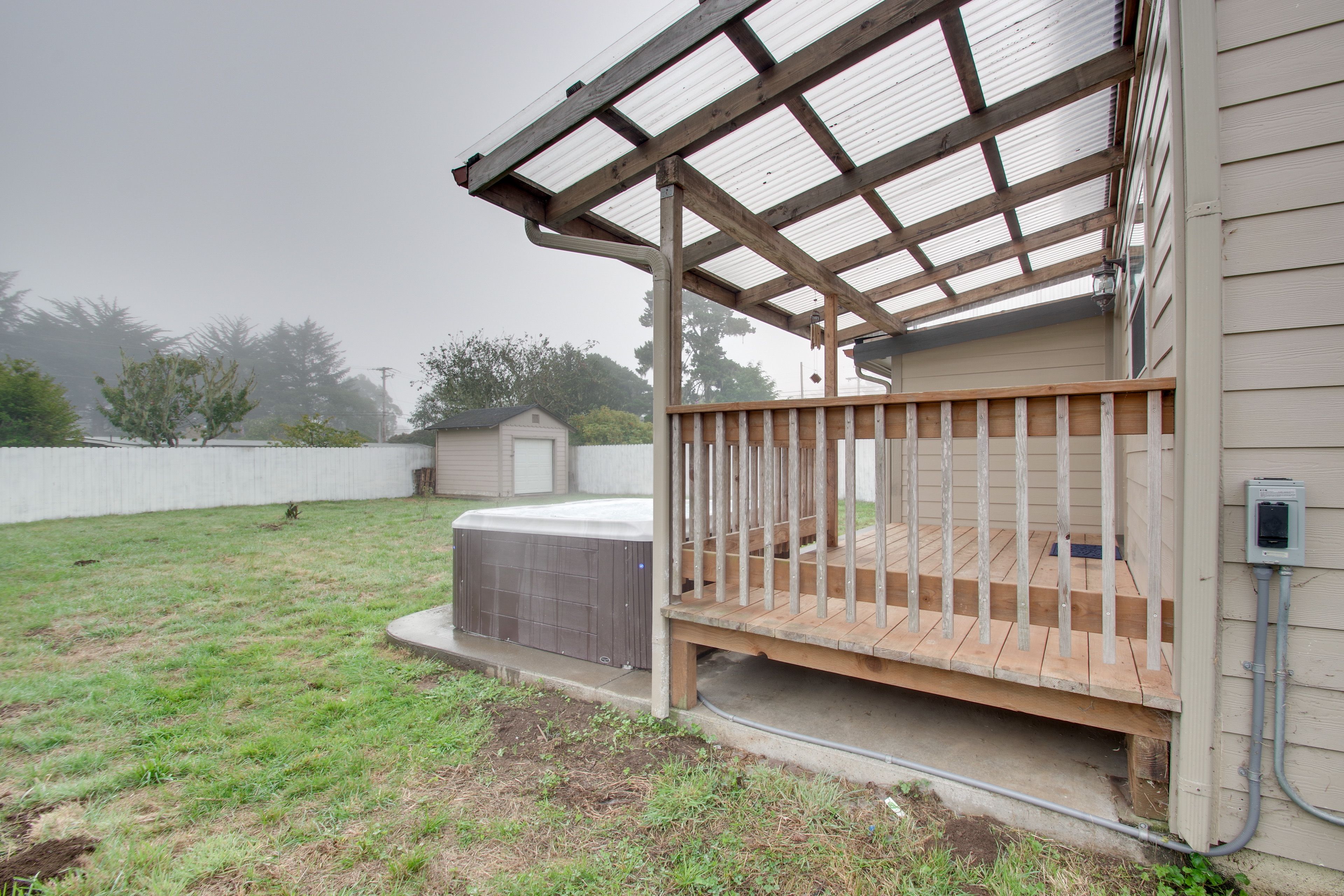 Fenced-In Backyard