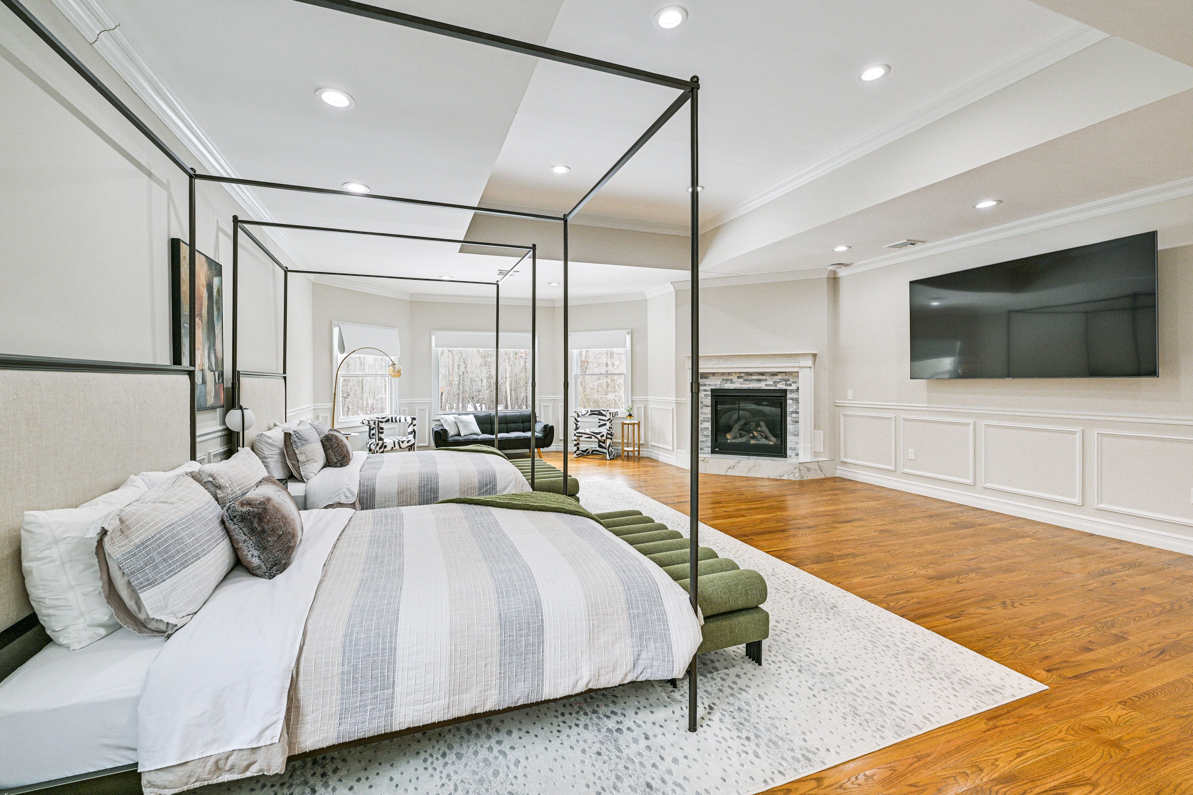 Bedroom 1 | 2 Queen Beds | 3rd Floor