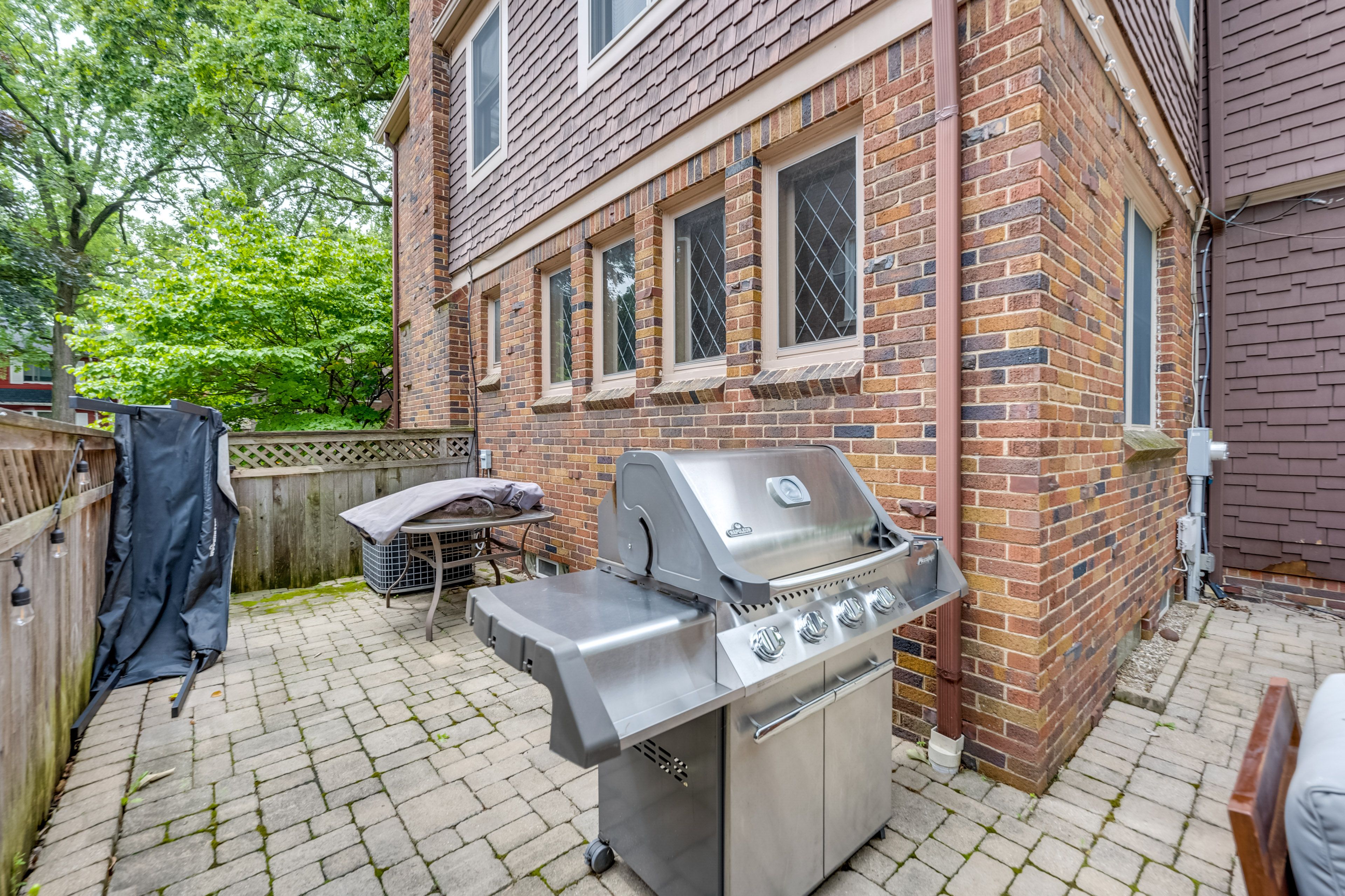 Patio | Gas Grill | Fire Pit | Bistro Lighting
