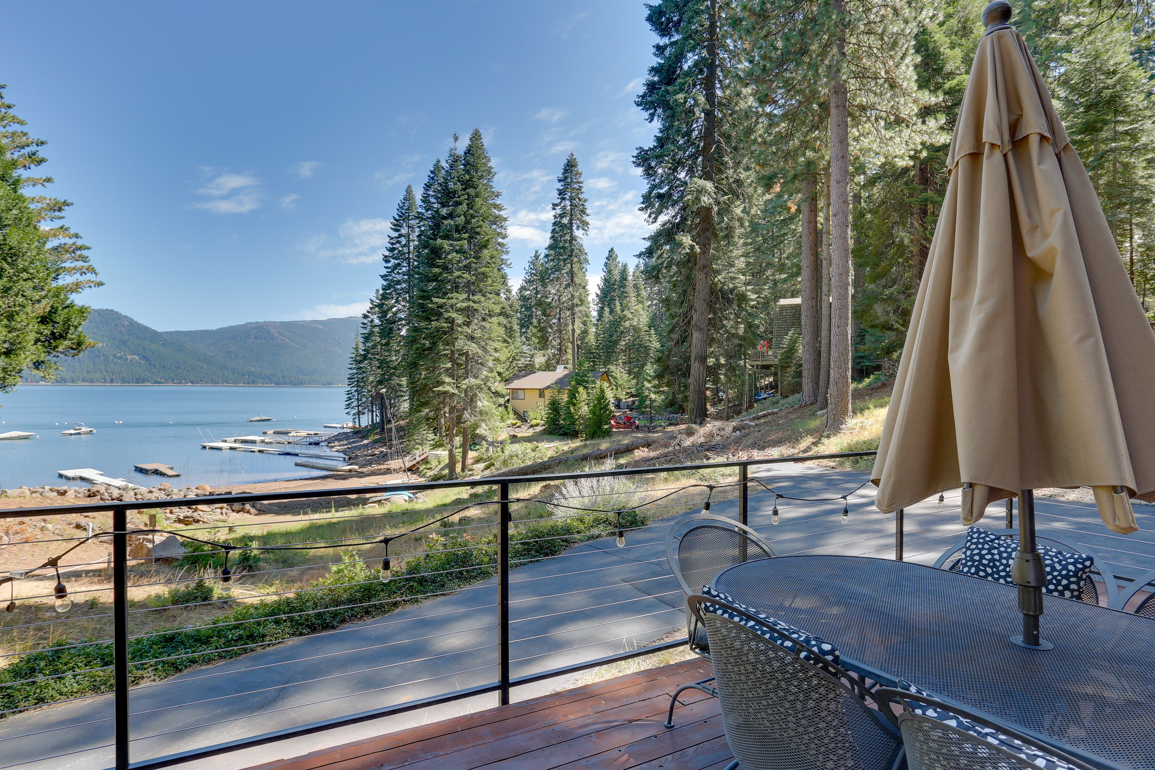 Outdoor Space | Private Hot Tub | Dyer Mountain Views