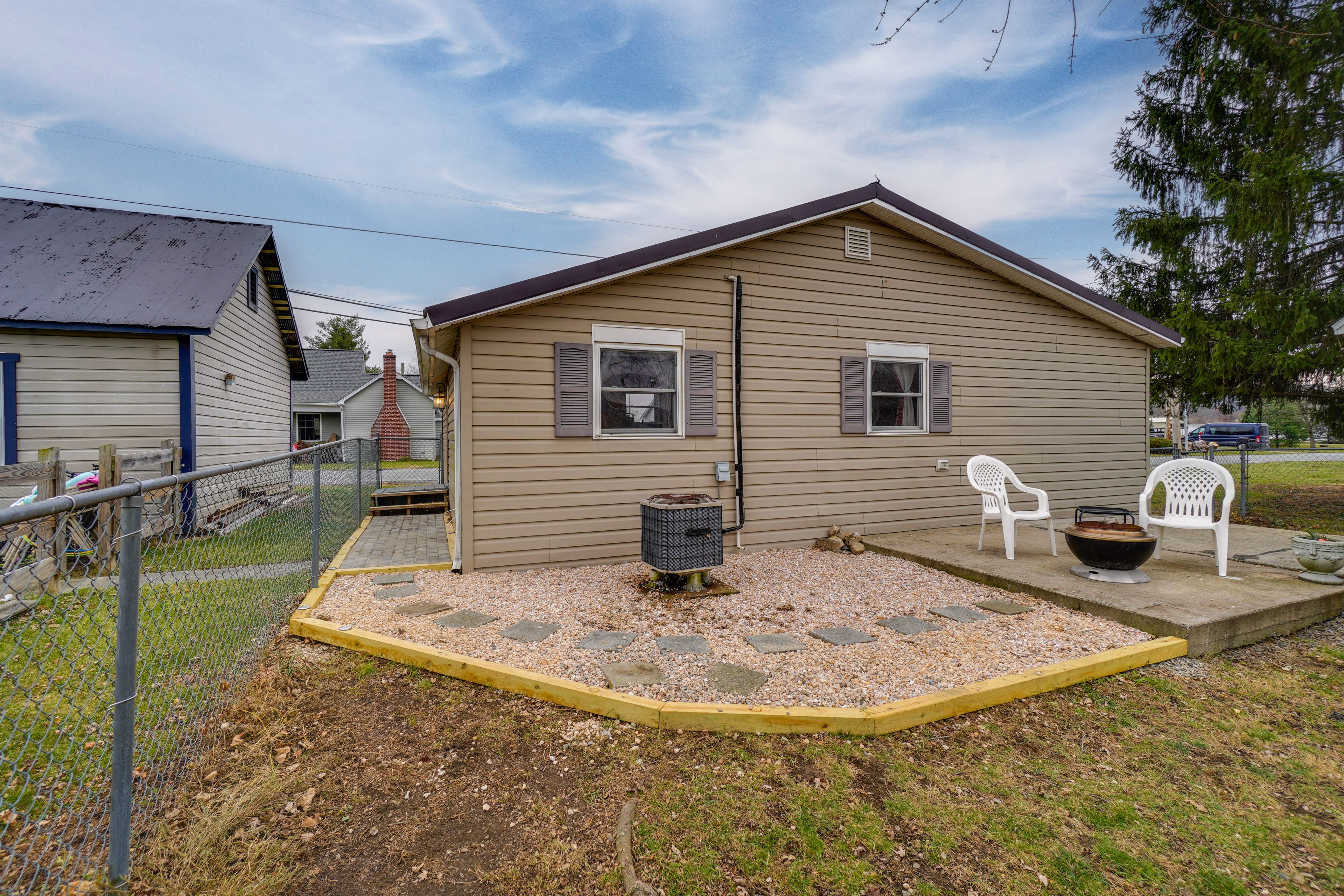 Exterior | Furnished Patio | Fenced Backyard | Fire Pit