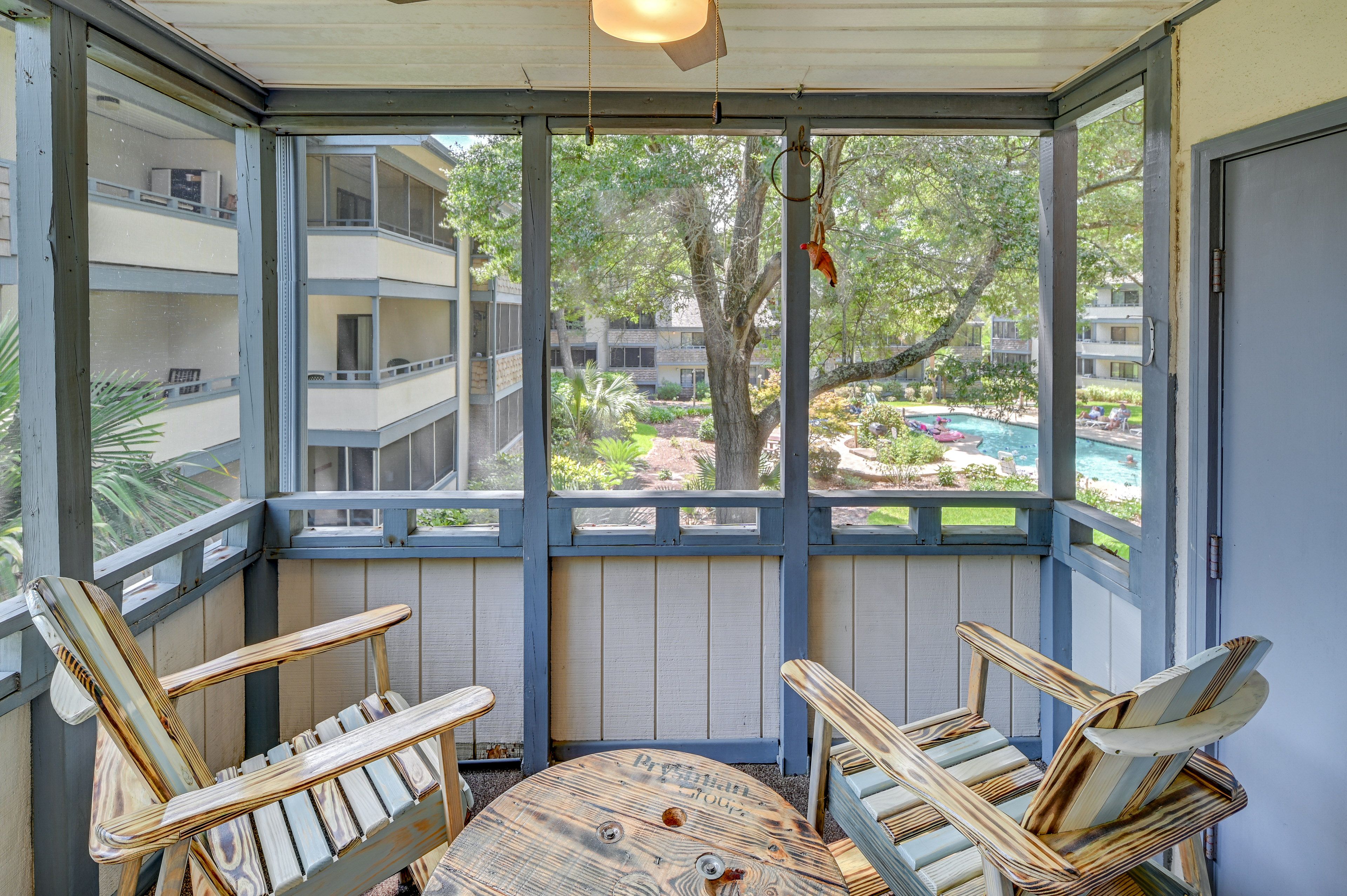 Screened-In Balcony | Access via Living Room