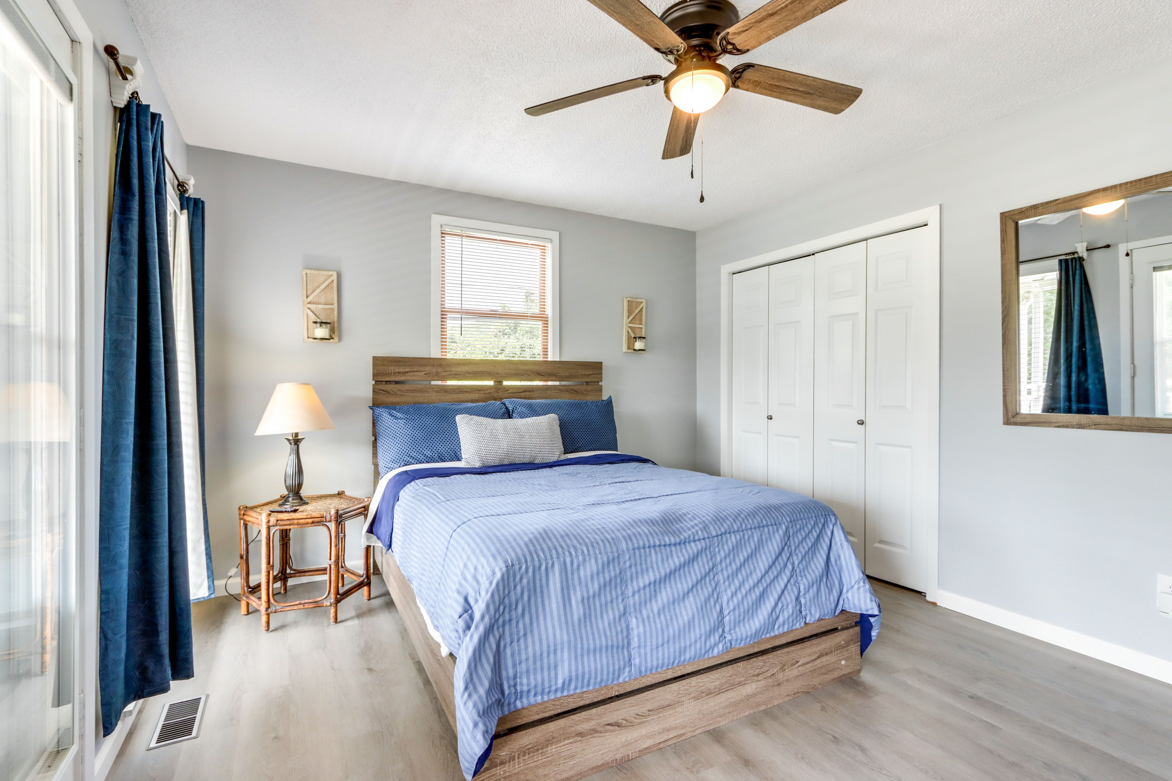 Bedroom 1 | Queen Bed | Linens Provided | Smart TV