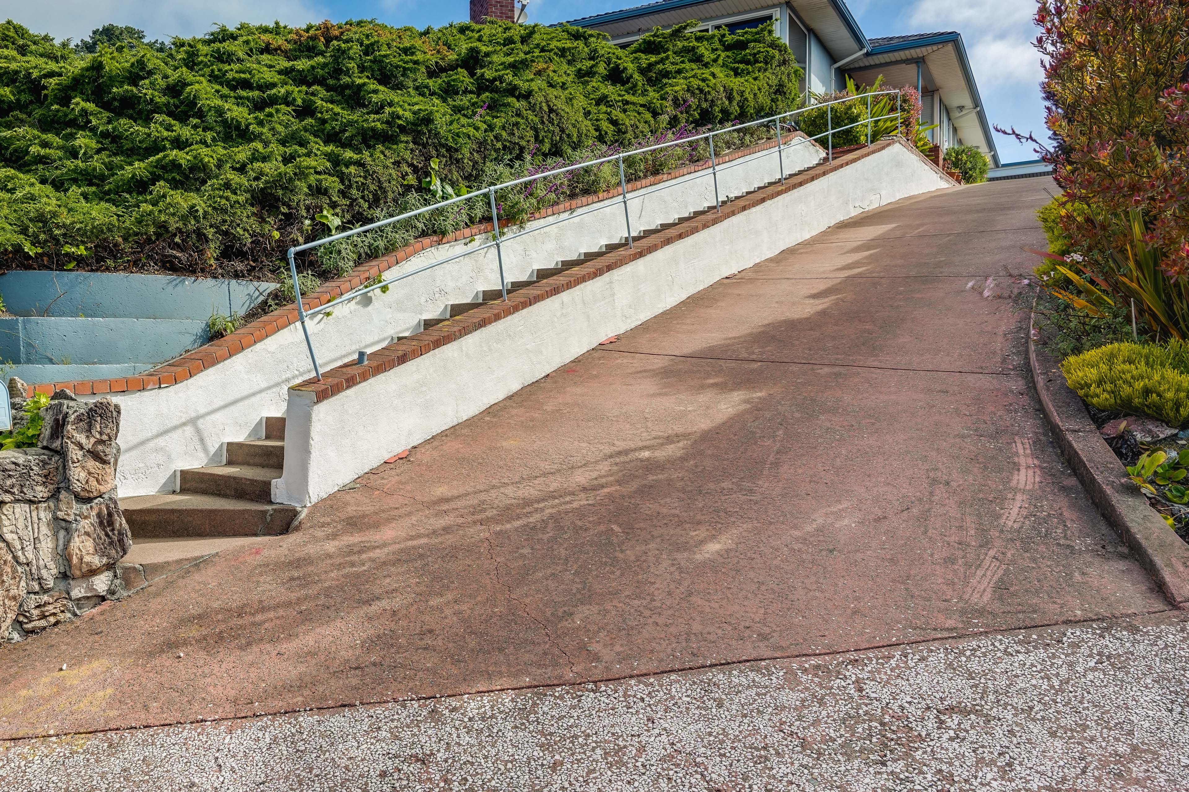 Steep Driveway | Stair Access From Street