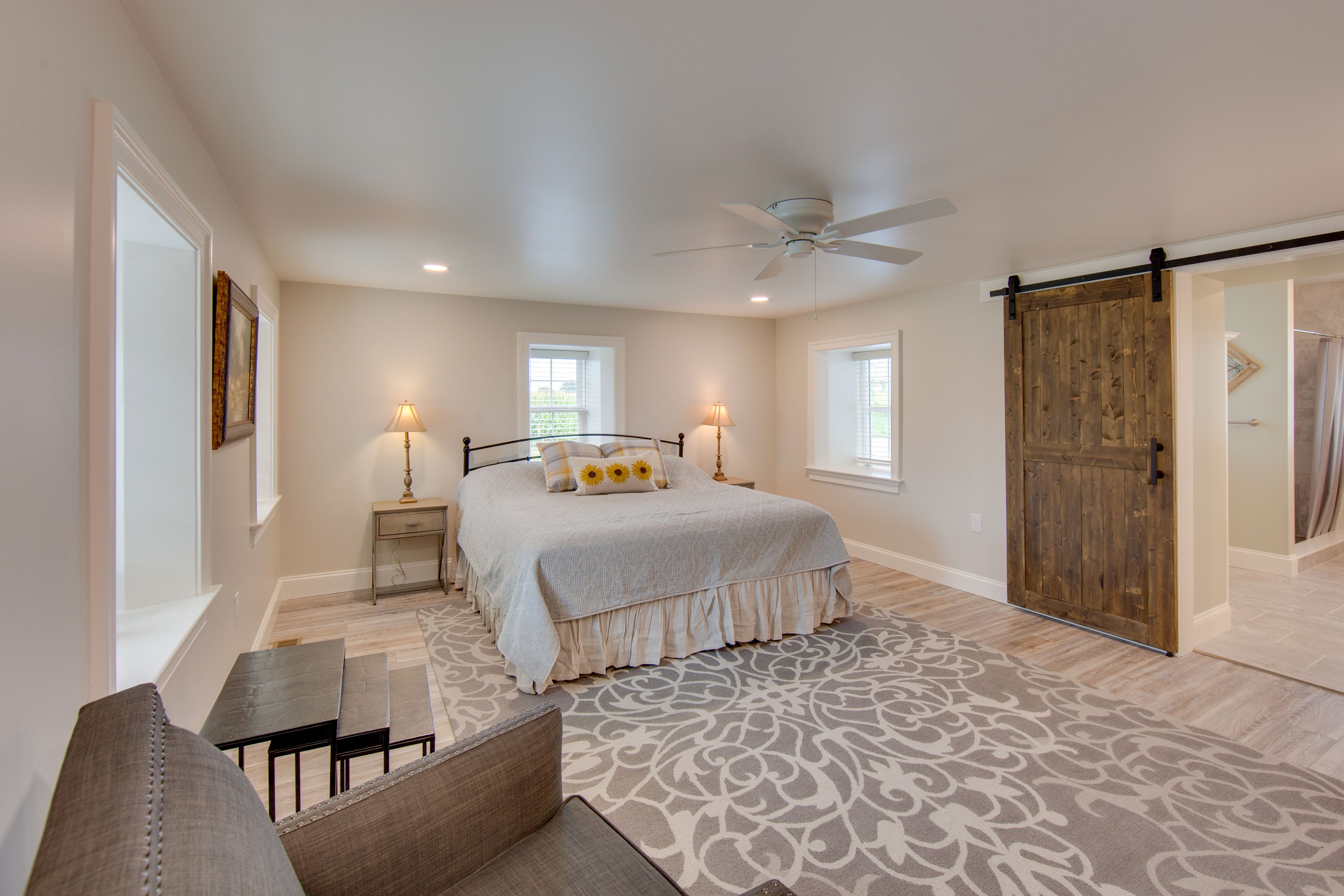 Bedroom 1 | 1st Floor | King Bed | Linens Provided