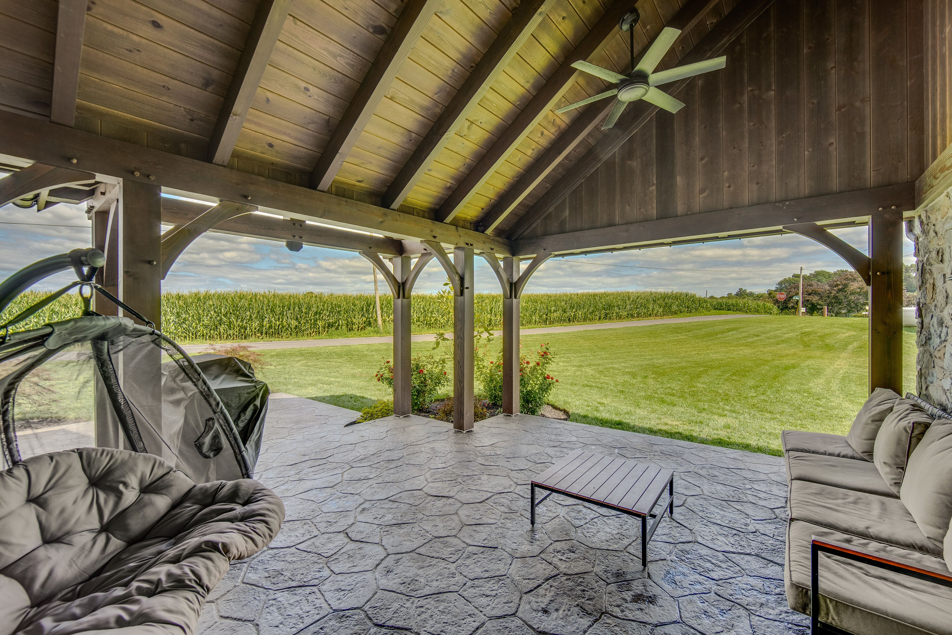 Covered Patio | Electric Grill