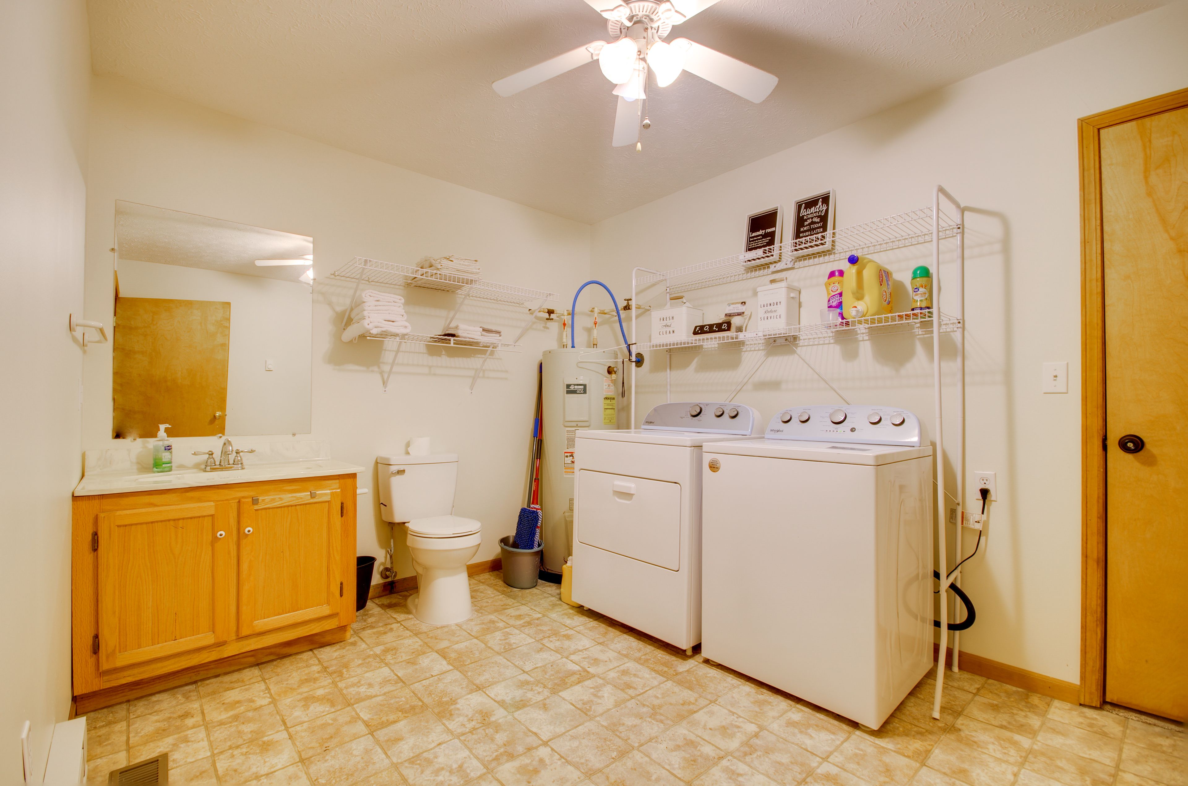 Half Bathroom | Washer & Dryer