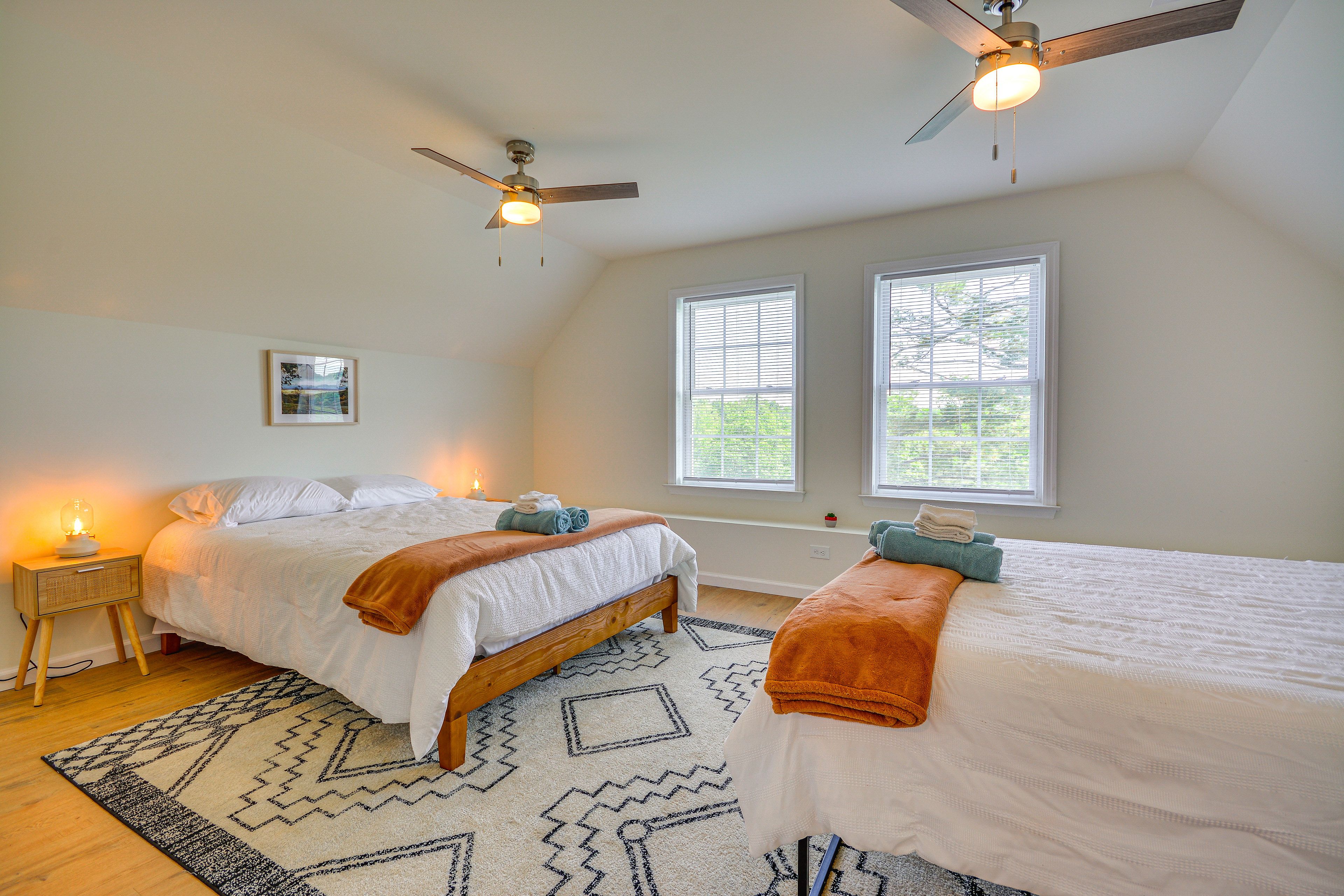 Bedroom 6 | 2 Queen Beds | En-Suite Bathroom