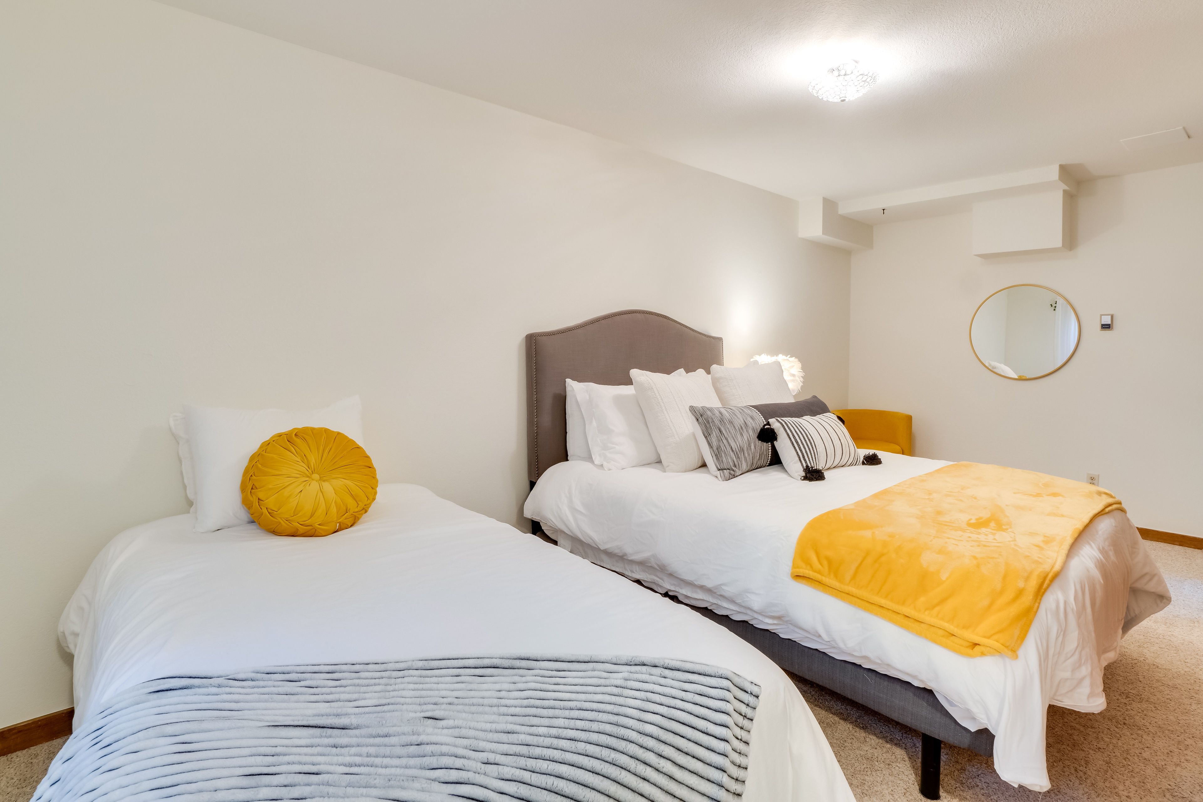 Bedroom 4 | Lower Level | Queen Bed | Twin Bed