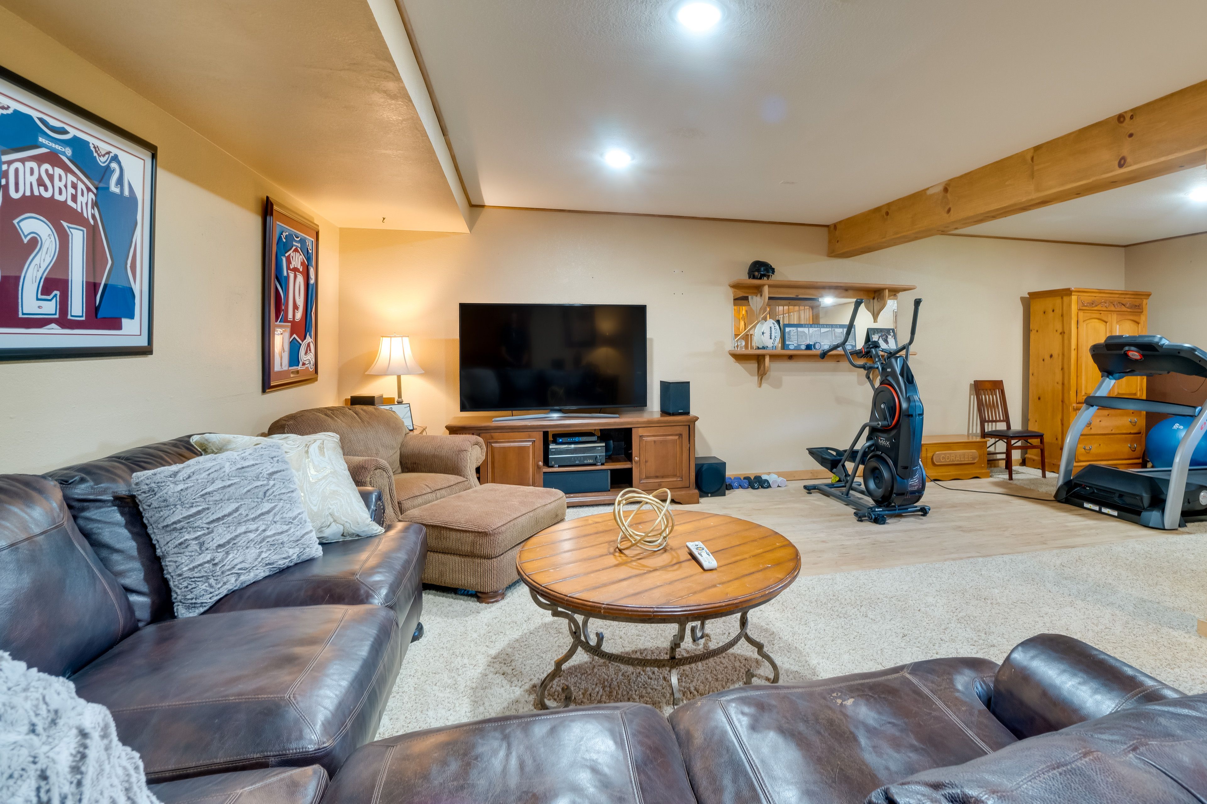 Media Room | Lower Level | Smart TV | DVD Player