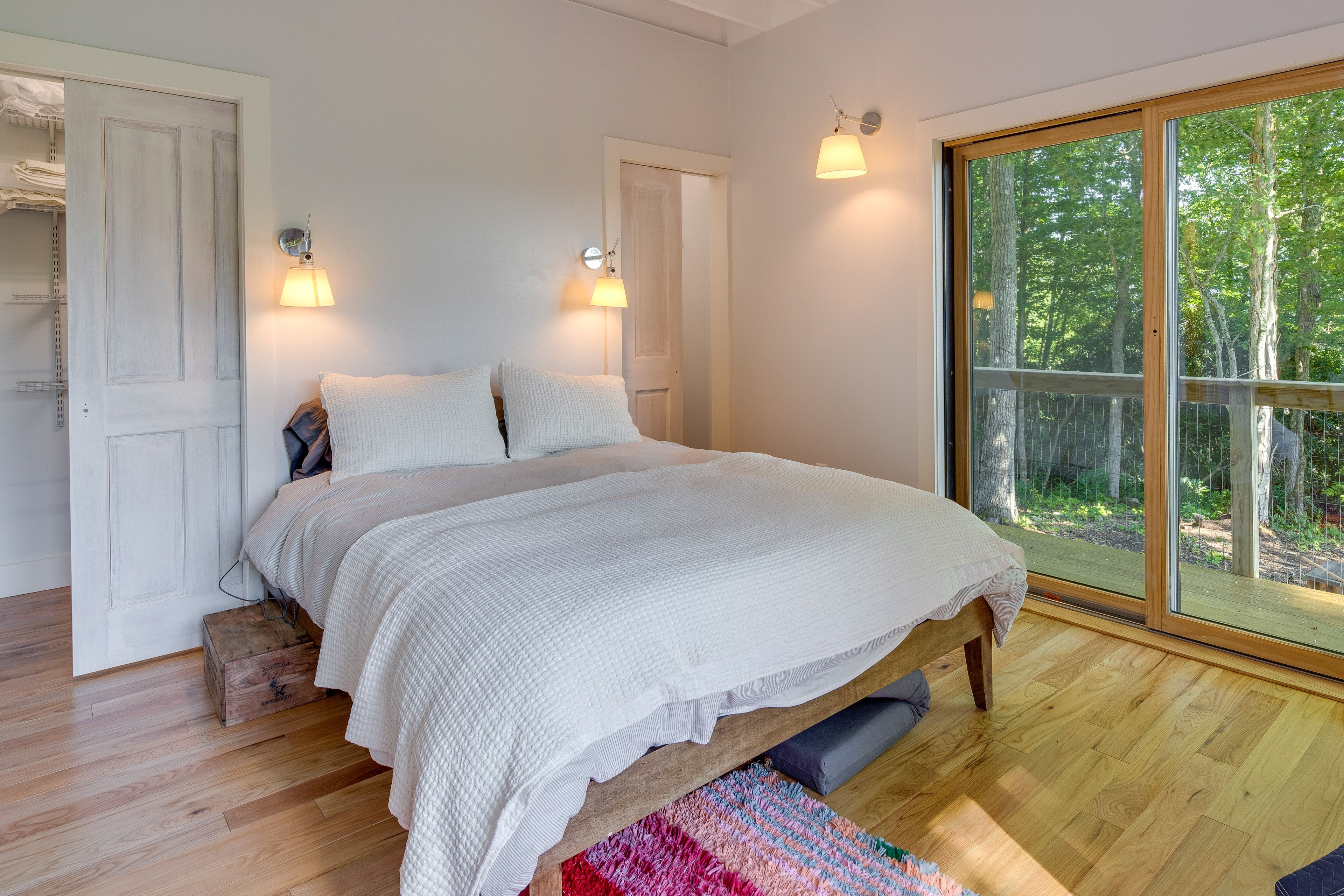 Studio | Sleeping Area | Main Level | Queen Bed | Linens Provided