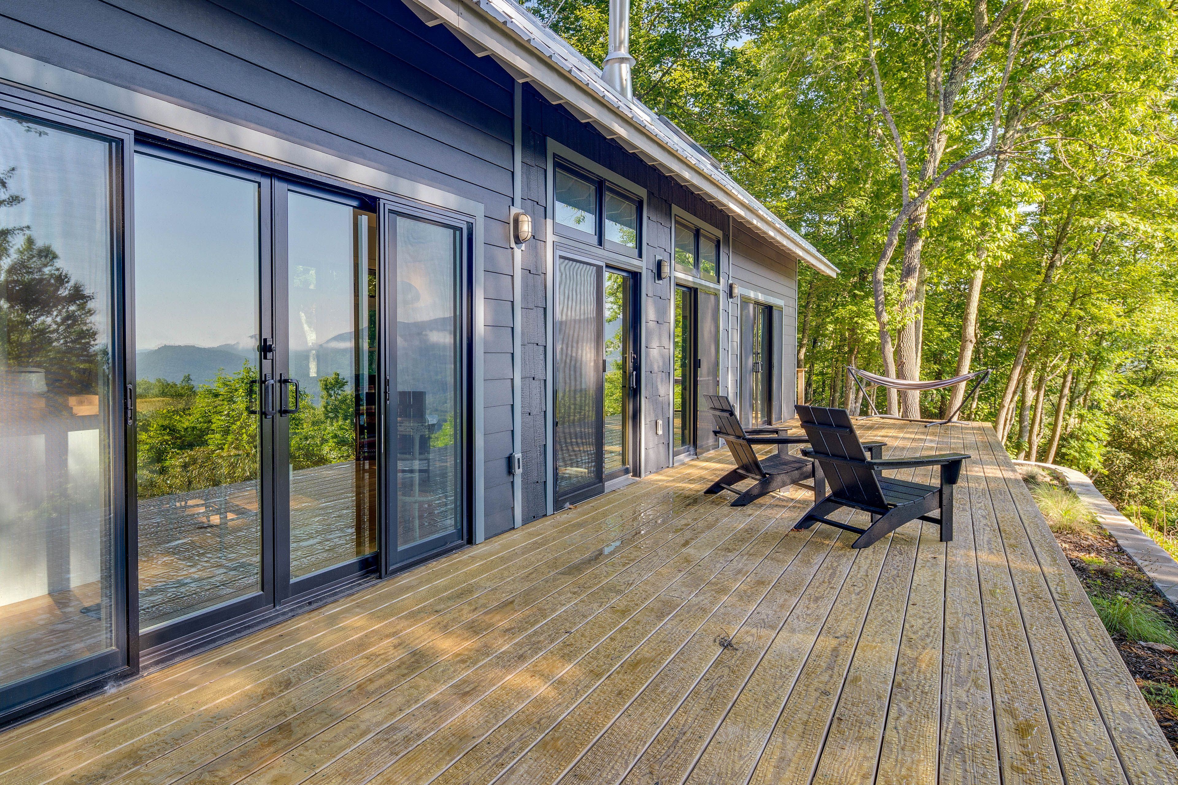 Studio Exterior | Deck | Hammock