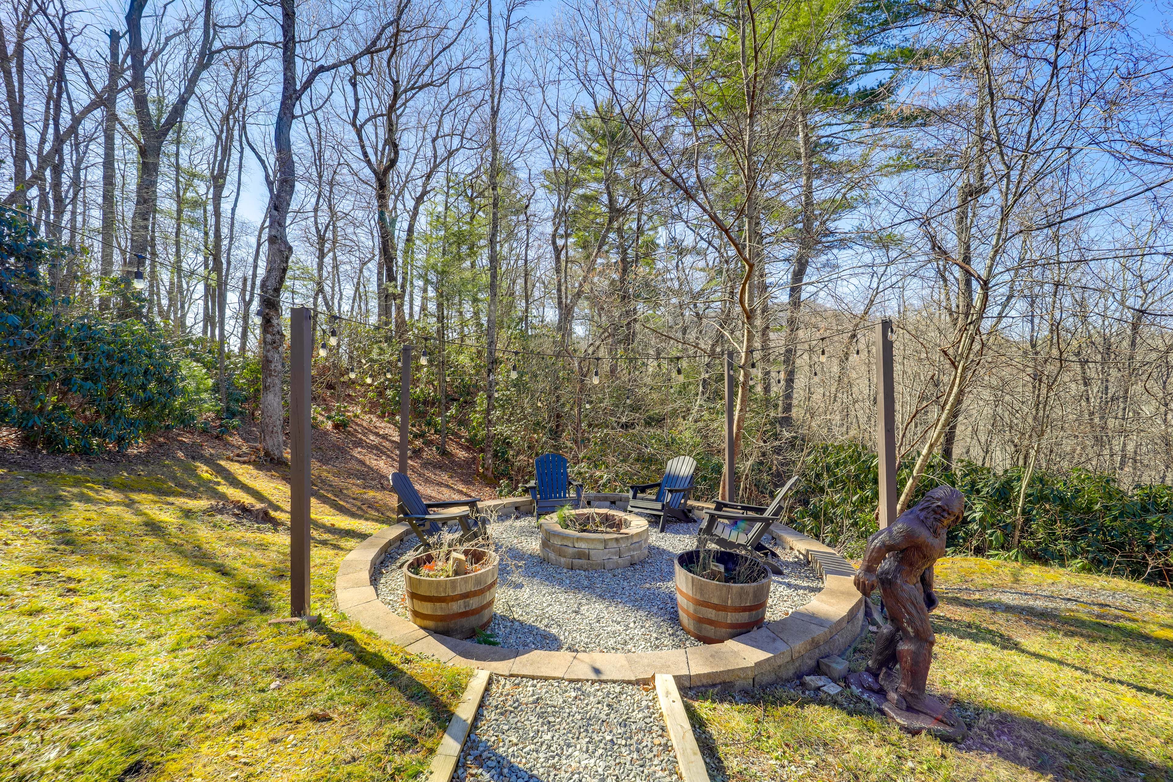Private Backyard Area | Fire Pit
