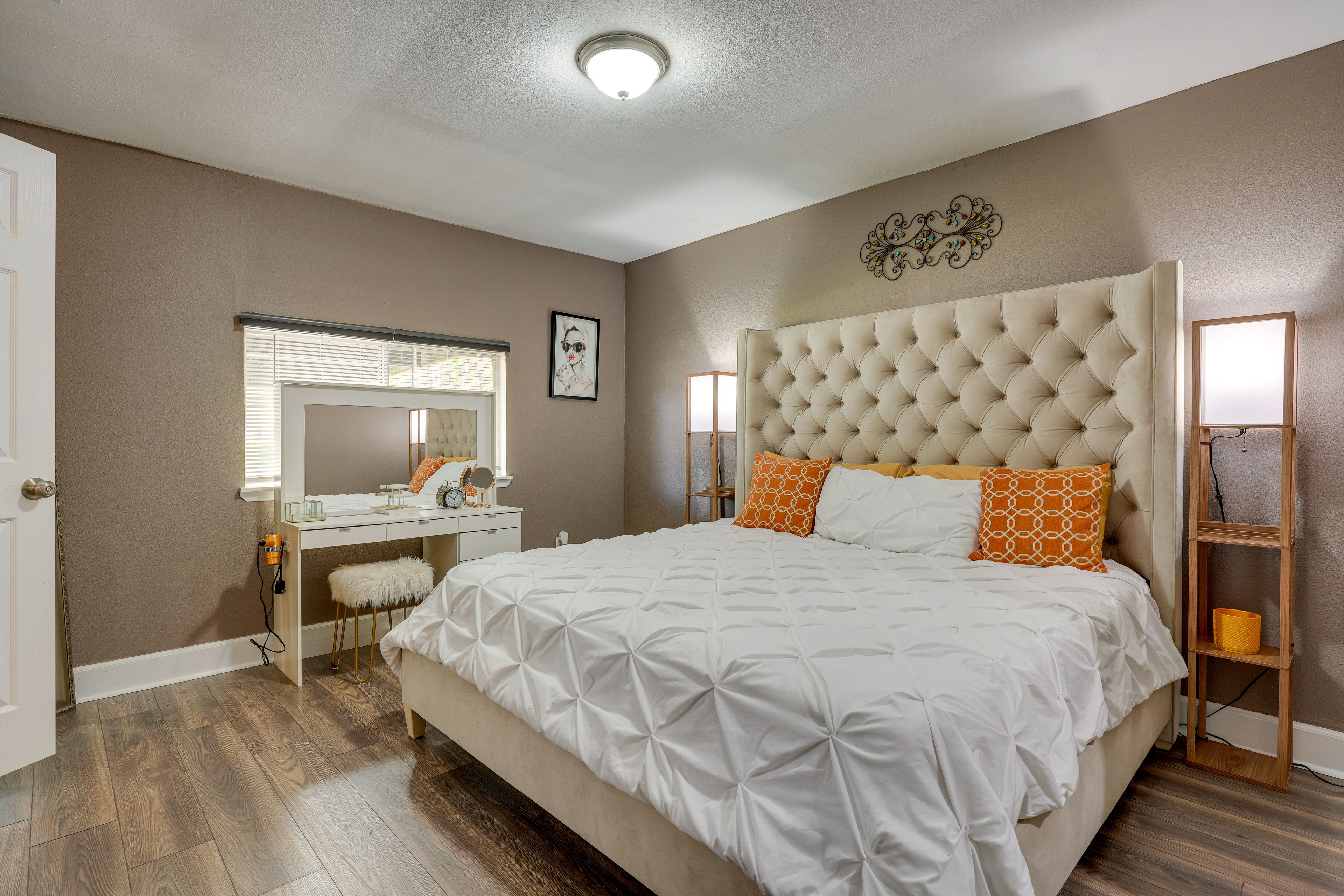 Bedroom 1 | King Bed | Linens Provided | Smart TV