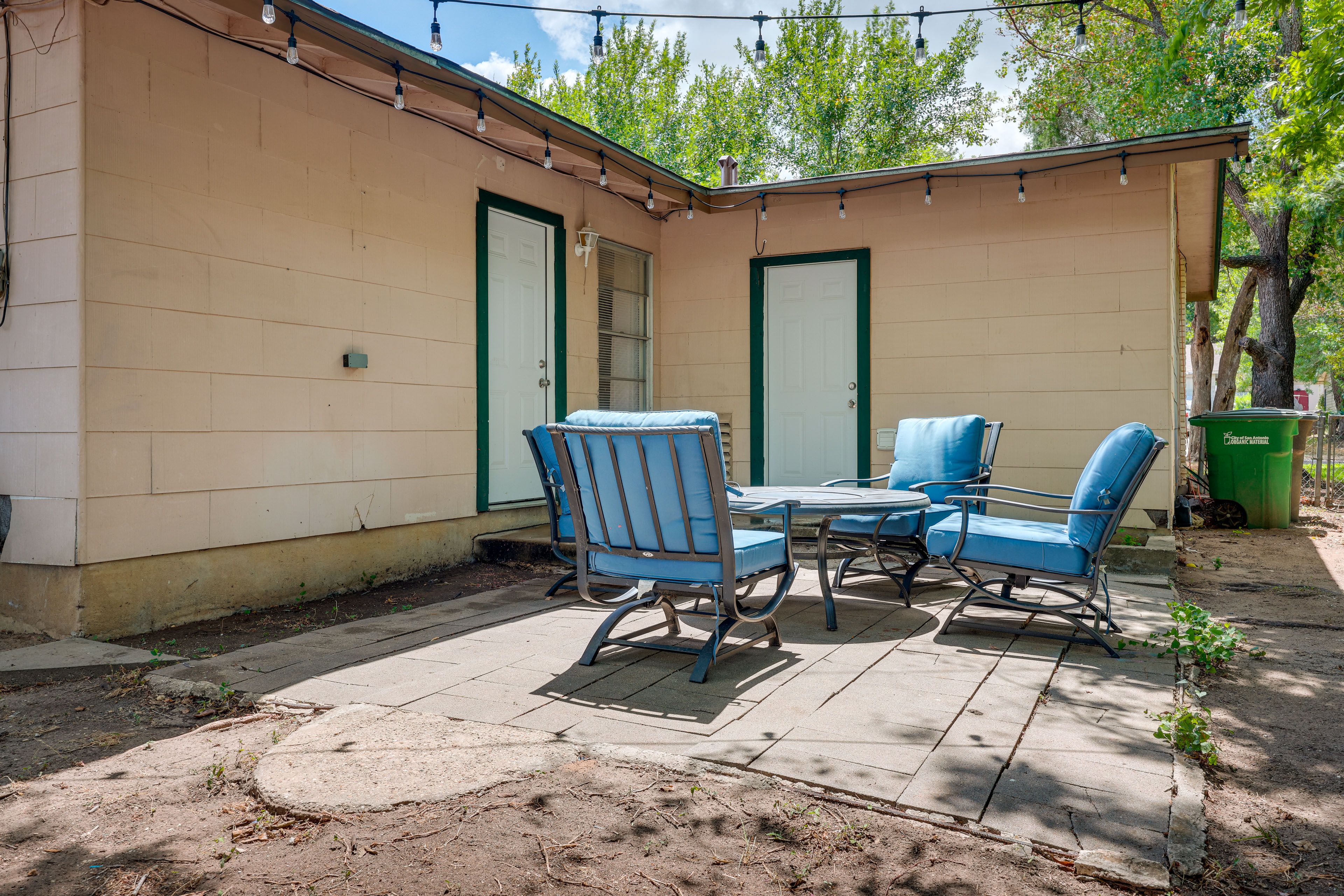 Patio | Dining Area | Bistro Lights