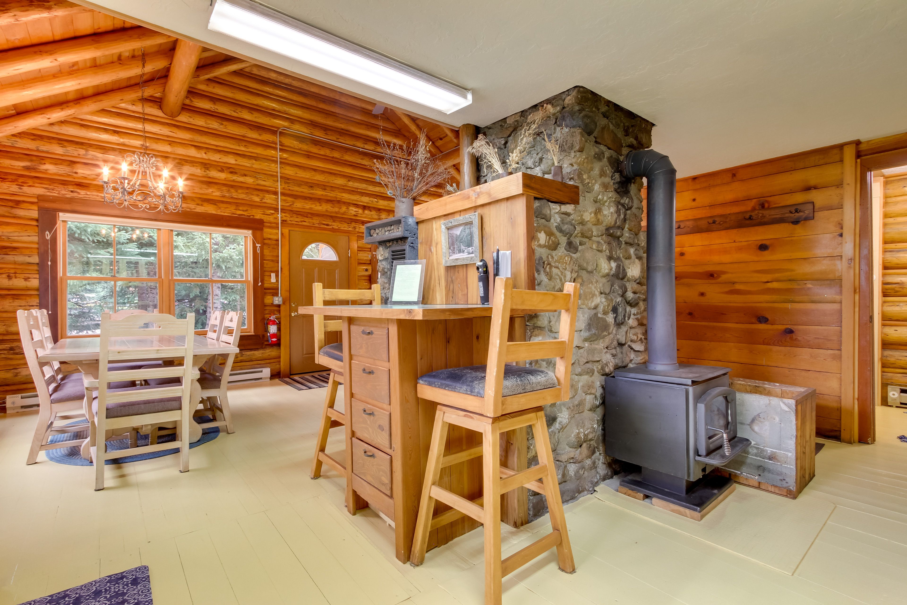 Dining Area | Wood-Burning Stove