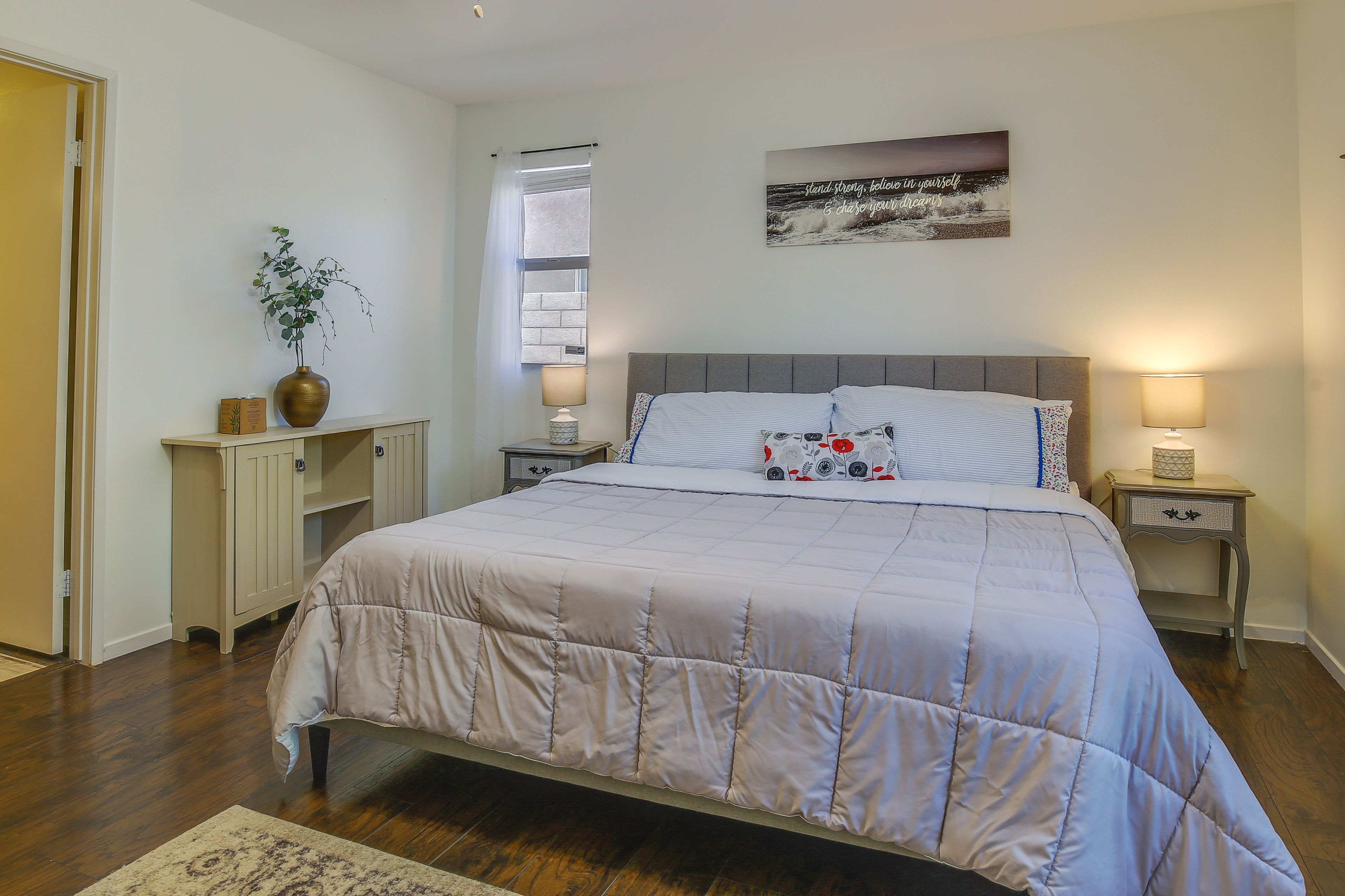 Bedroom 1 | California King Bed | Smart TV | Linens Provided