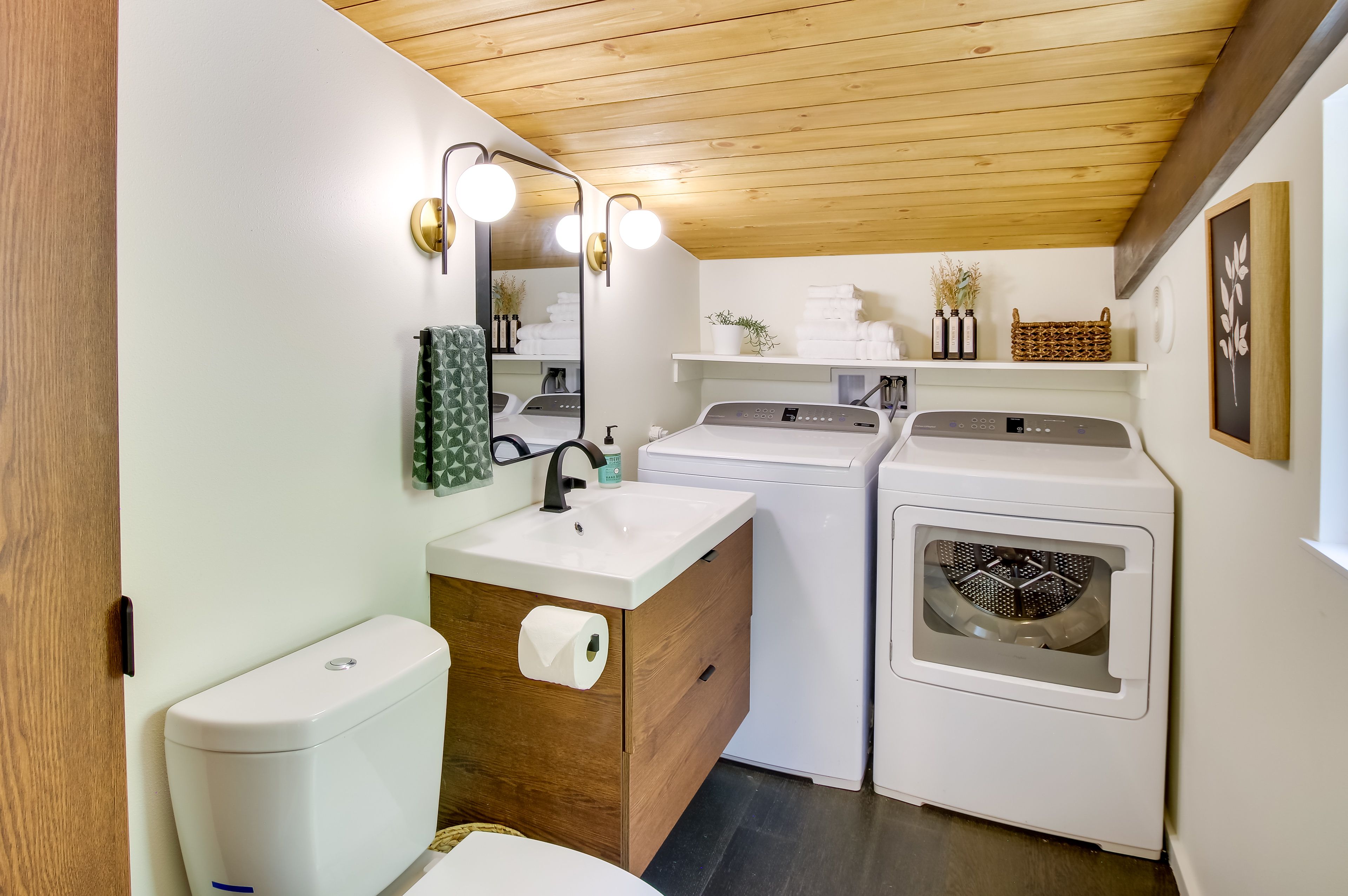 Half Bathroom | In-Unit Laundry
