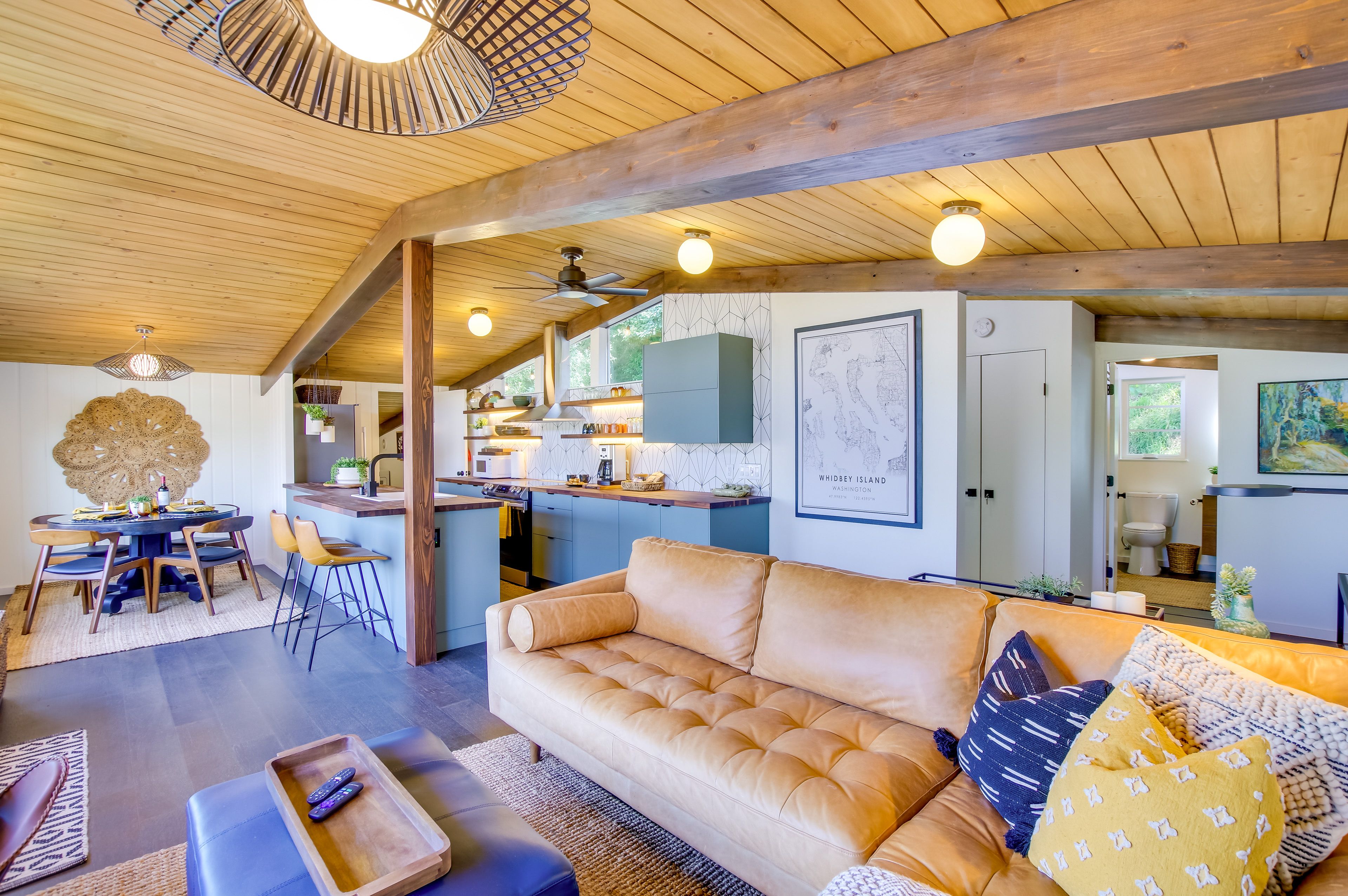 Greenbank Vacation Rental | 1BR | 1.5BA | 1,000 Sq Ft | Steps Required