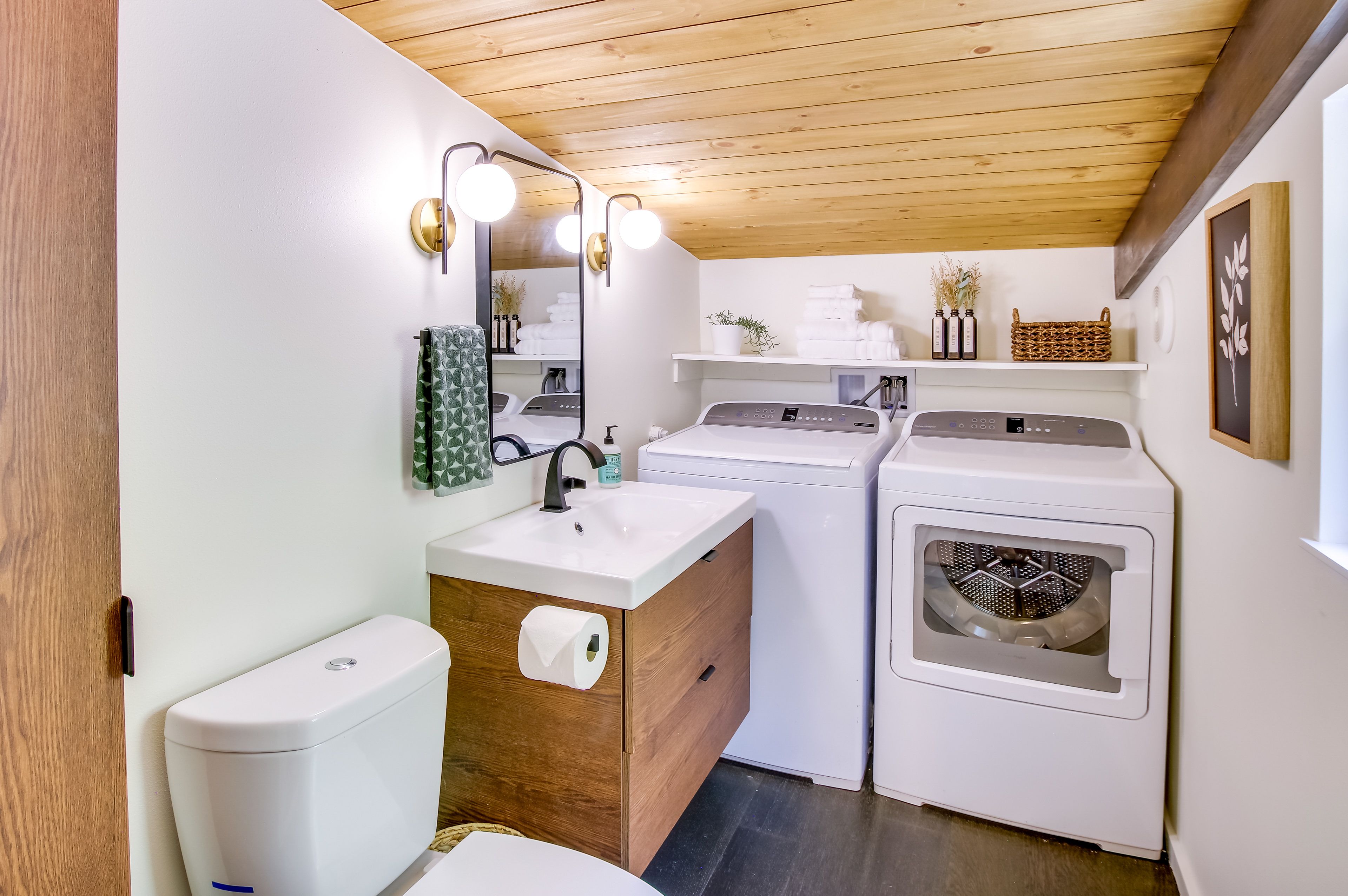 Half Bathroom | In-Unit Laundry
