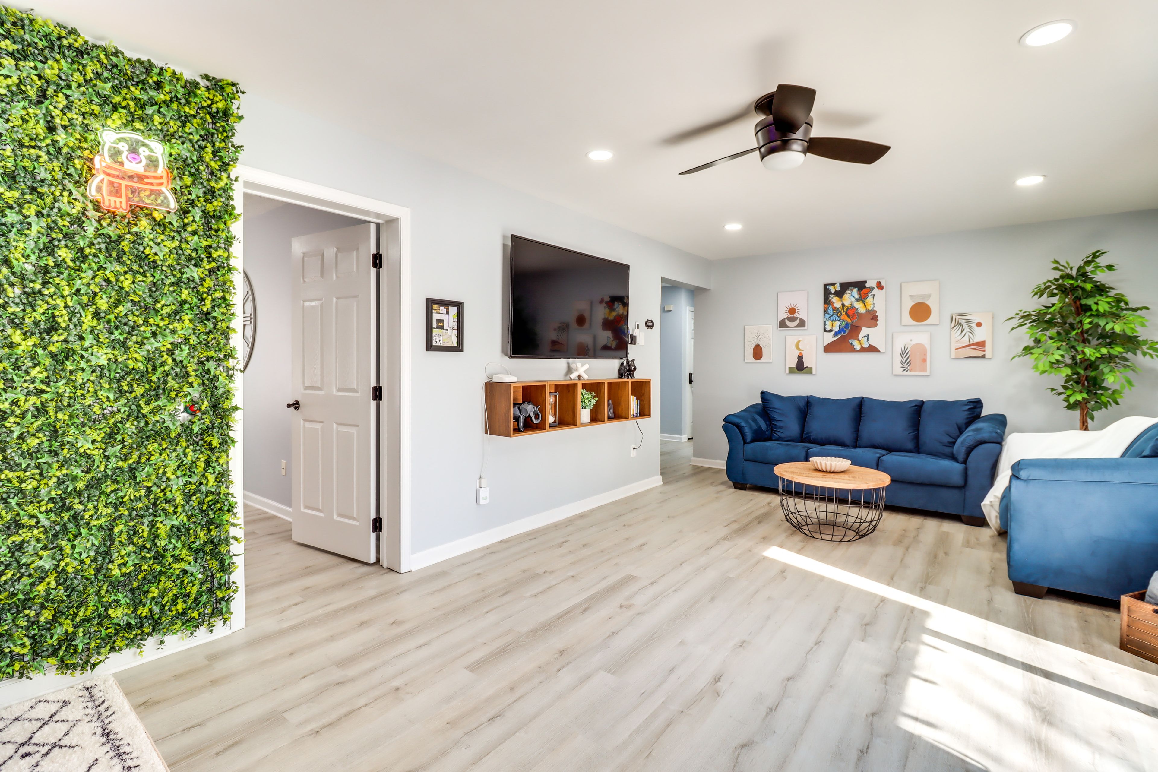 Family Room | Lower Level | Smart TV | Gas Fireplace
