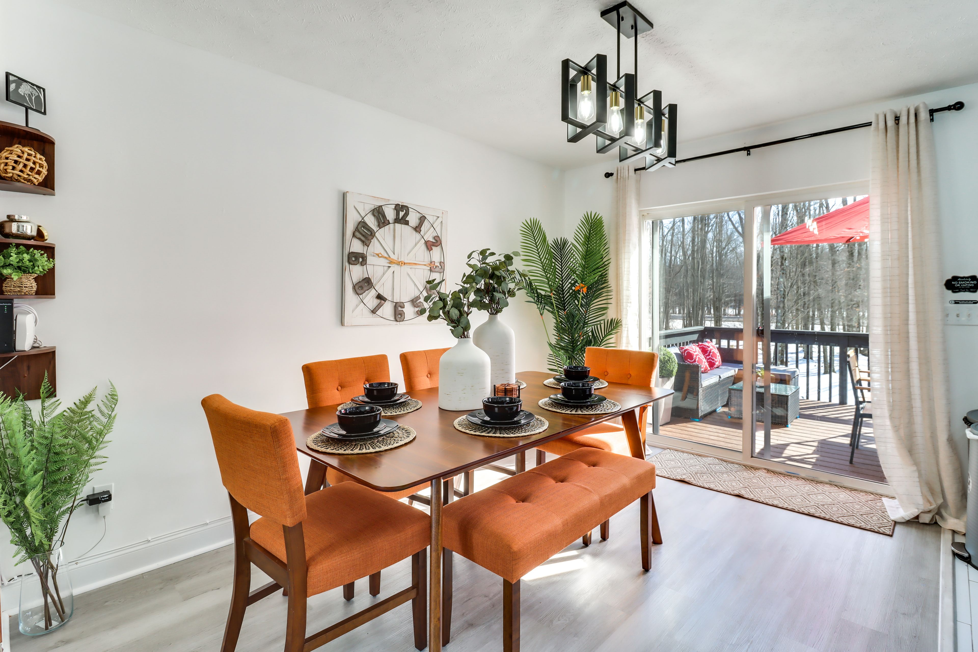 Dining Area | Main Level | Free WiFi | Open Floor Plan