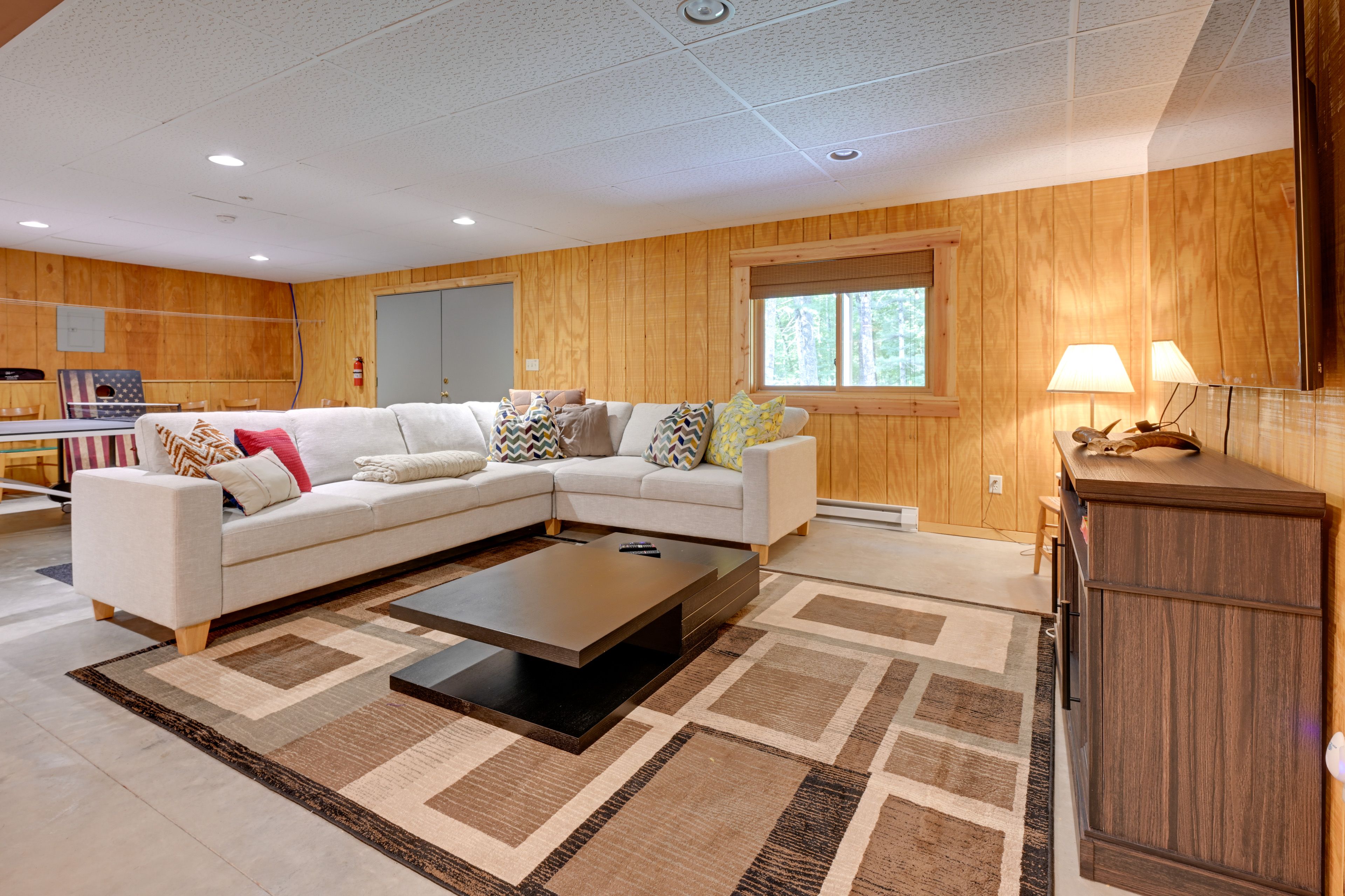 Game Room | Twin Bunk Bed | Queen Sleeper Sofa | Ping Pong Table | Ground Floor