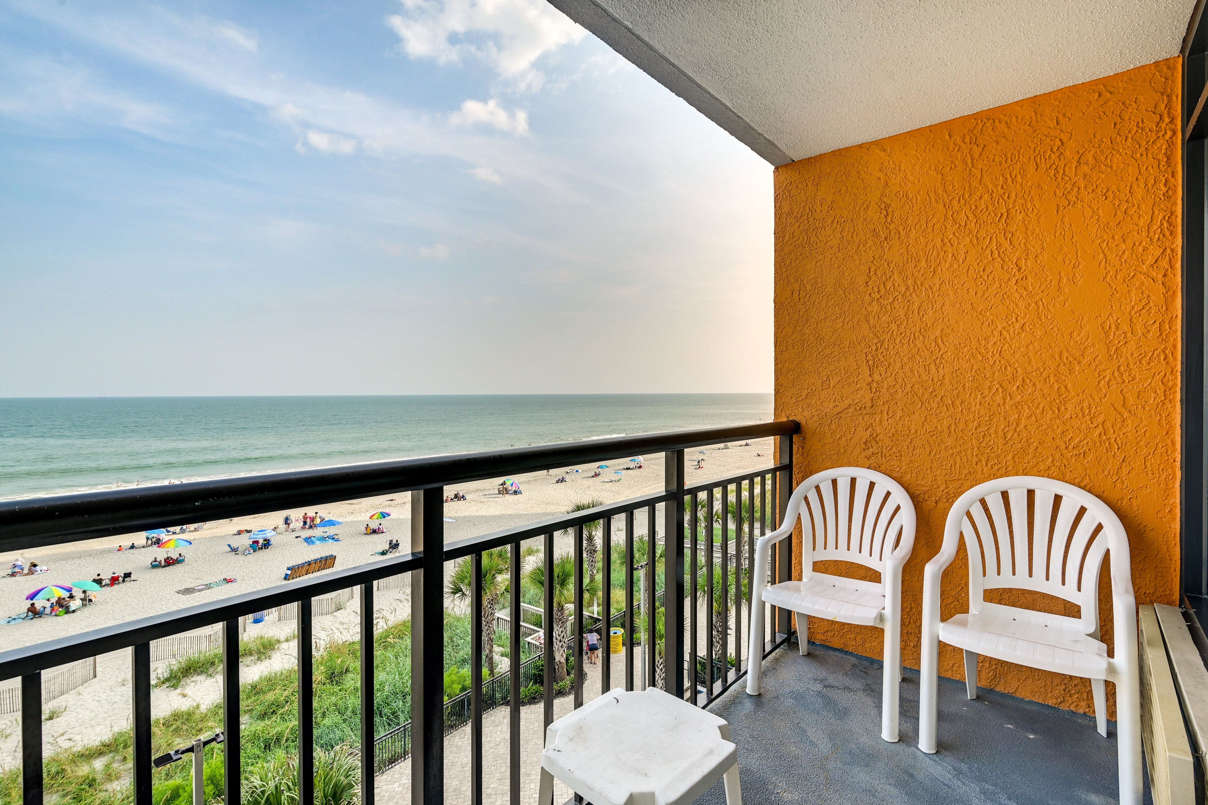 Myrtle Beach Vacation Rental | 1BR | 1BA | 530 Sq Ft | Step-Free w/ Elevator