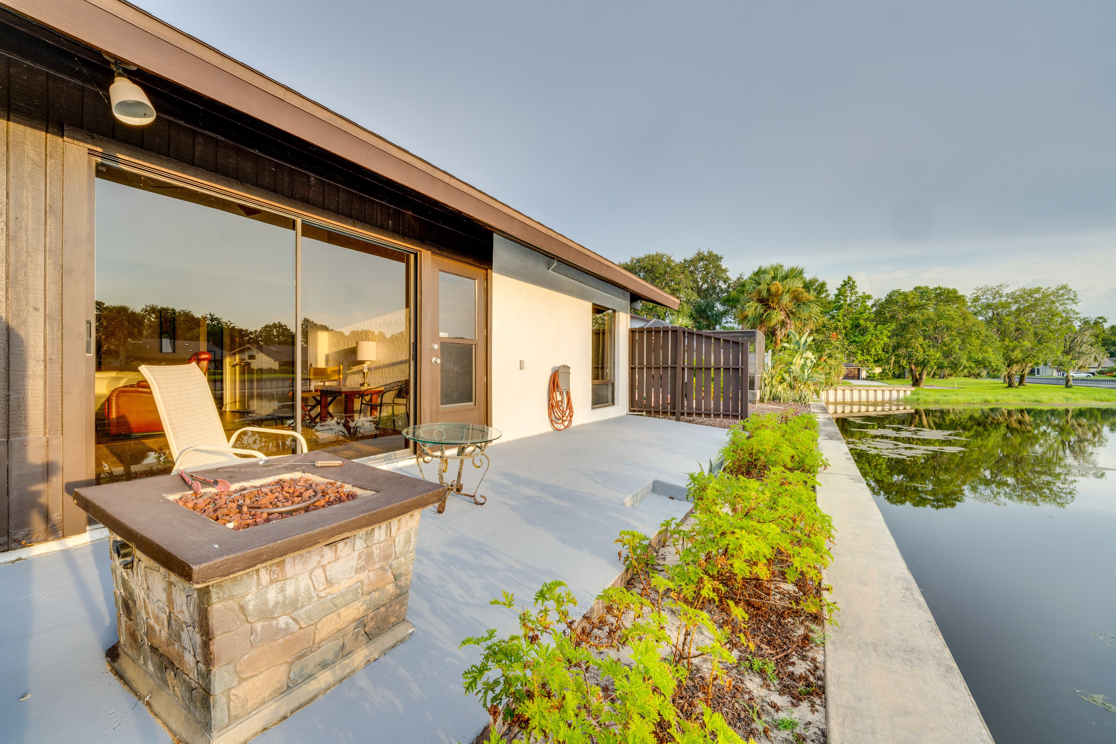 Private Patio | Pond Views | Fire Pit