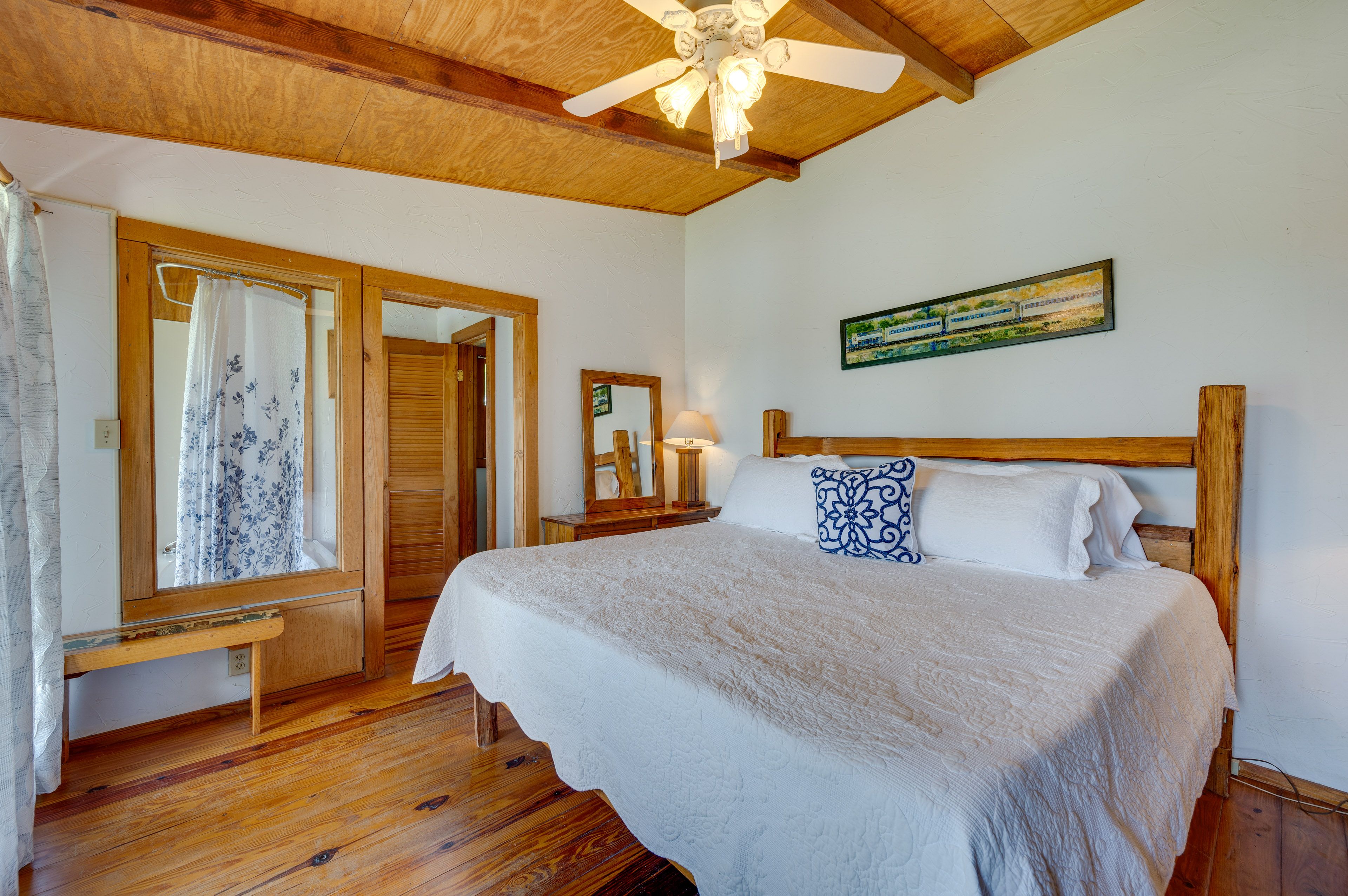 Bedroom 1 | California King Bed | Private Deck
