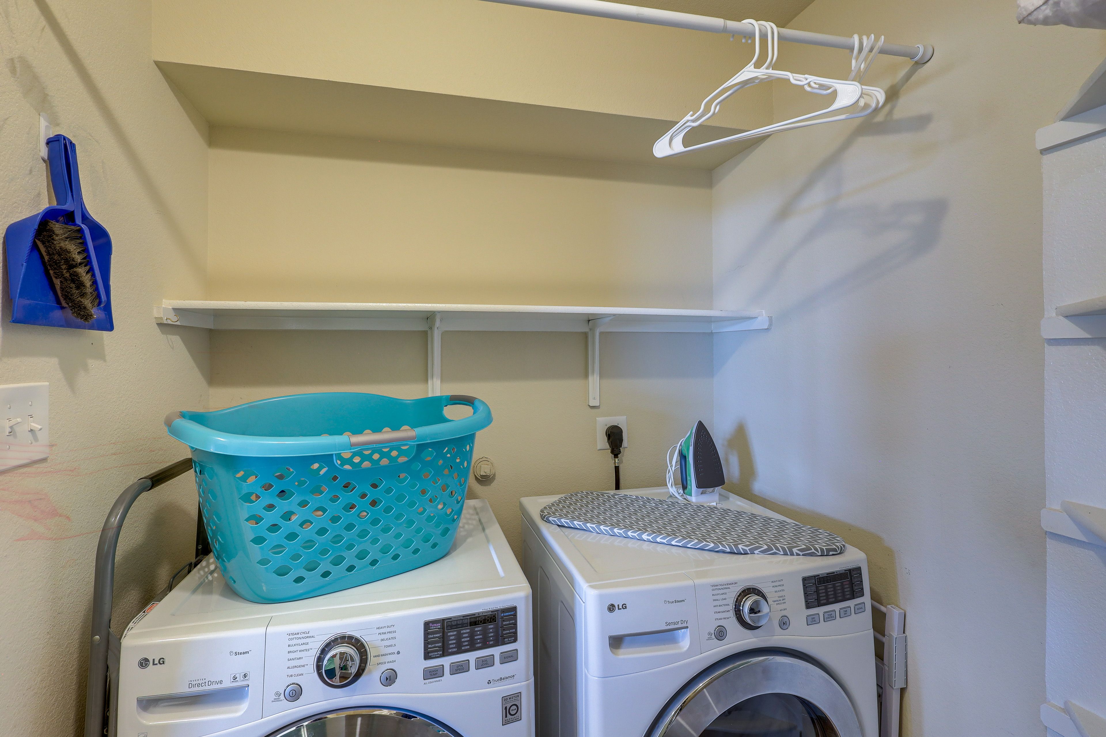 Washer & Dryer | Detergent Provided